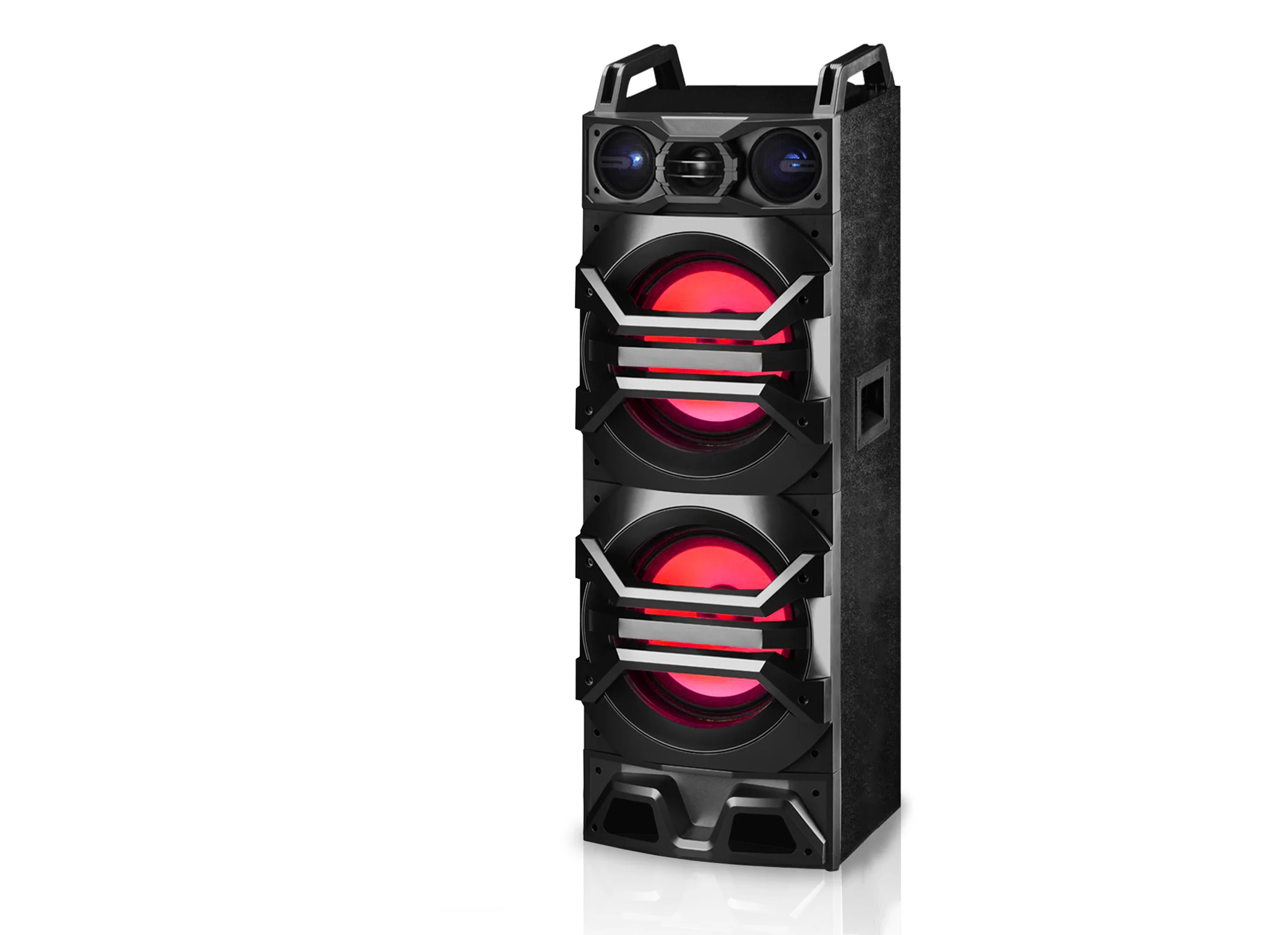Technical Pro Dual 10" 3000w Home Theater Bluetooth Speakers w/USB/SD/LED+Mic - Image 4
