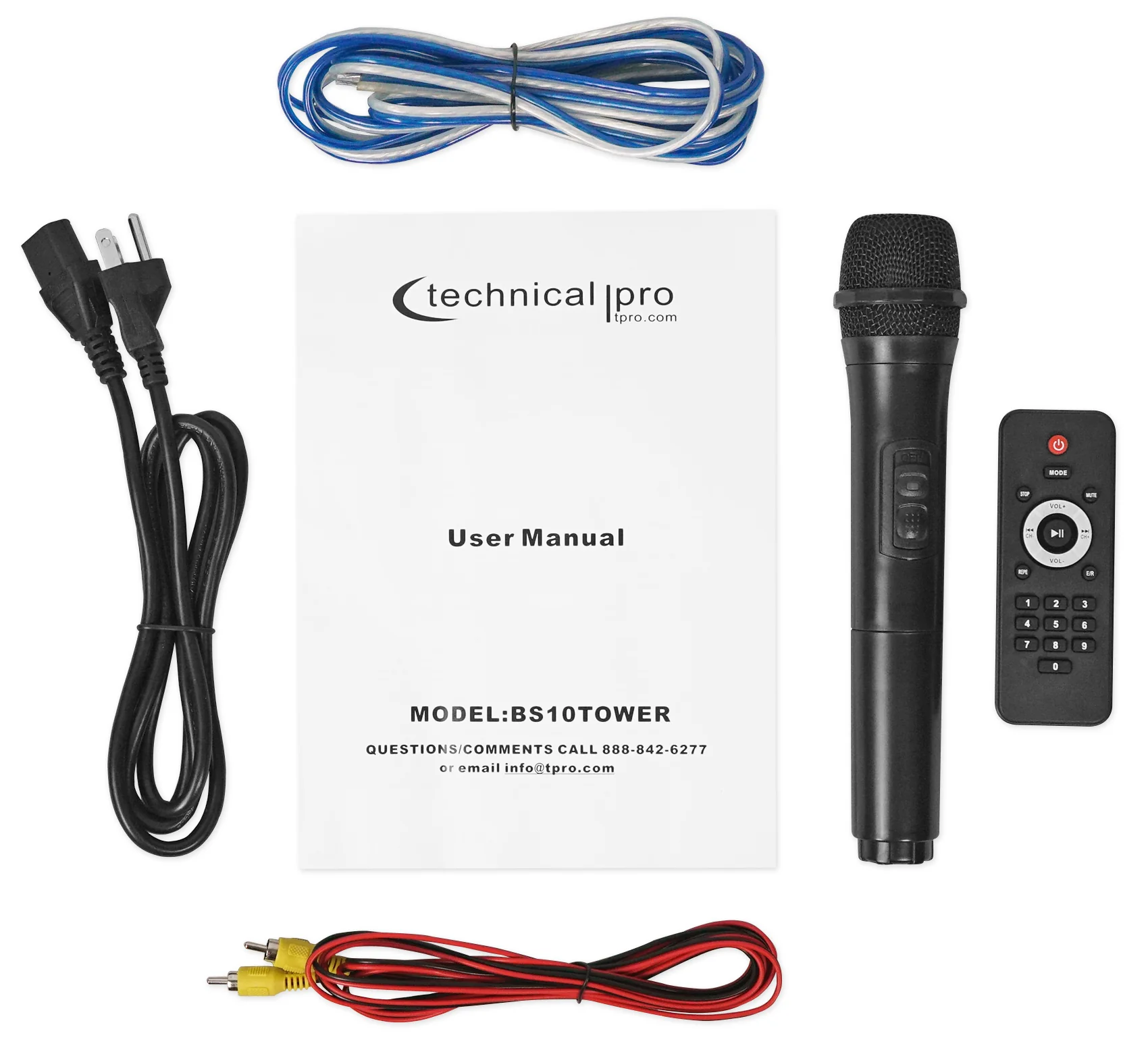 Technical Pro Bluetooth Karaoke Machine System+Wireless Microphone and Tablet Stand [Used] - Image 10