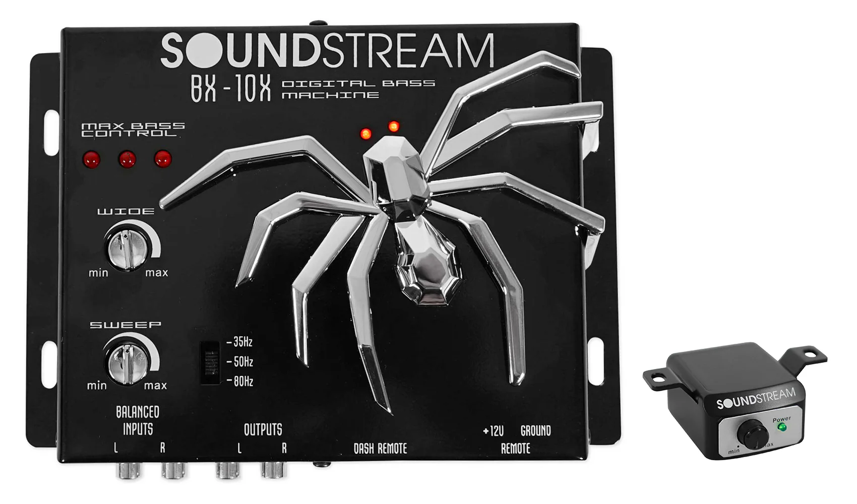 SOUNDSTREAM BX-10X Car Digital Bass Booster Sound Processor+Remote+RCA Cable - Image 2