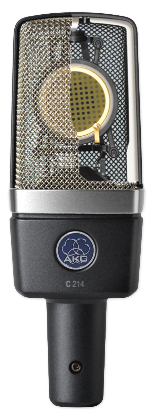 AKG C214 Pro Condenser Microphone Recording Mic+Audio Technica Headphones+Shield - Image 5