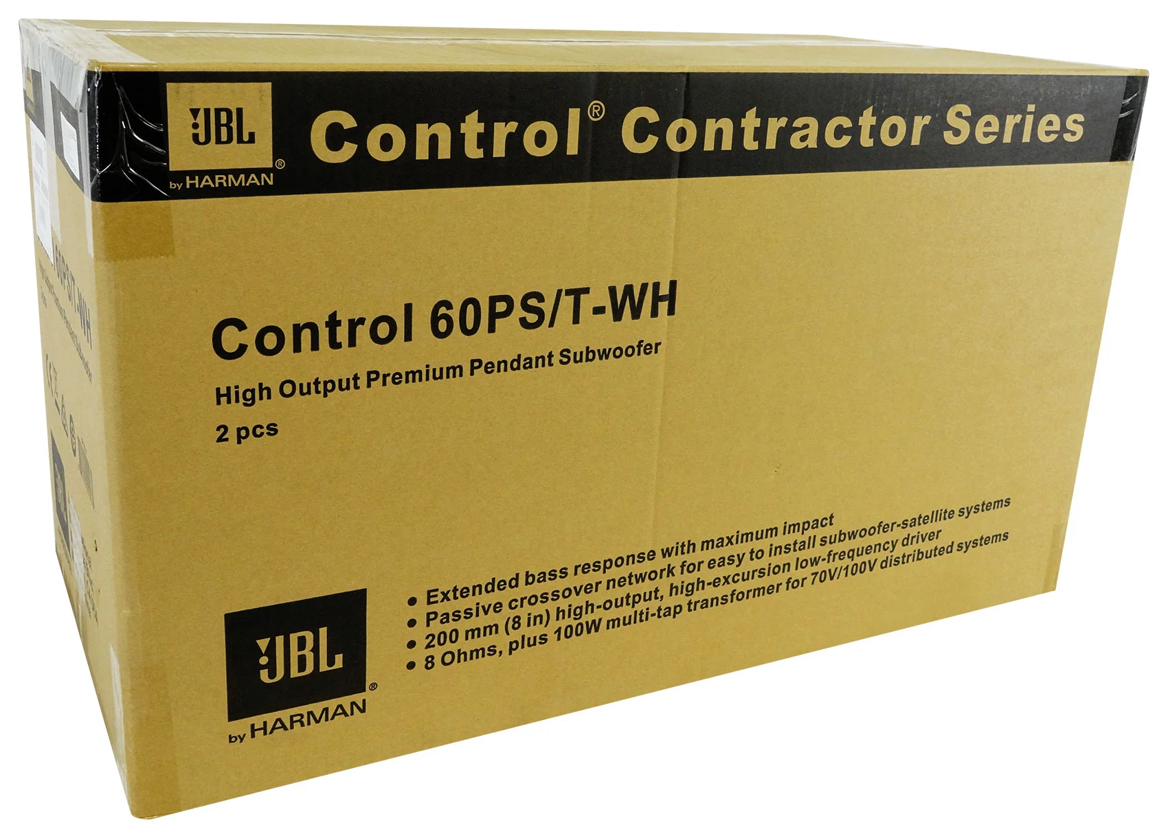 2) JBL Control 60PS/T C60 Commercial 70v White Pendant Subwoofers+Amp C60PS/T-WH - Image 13