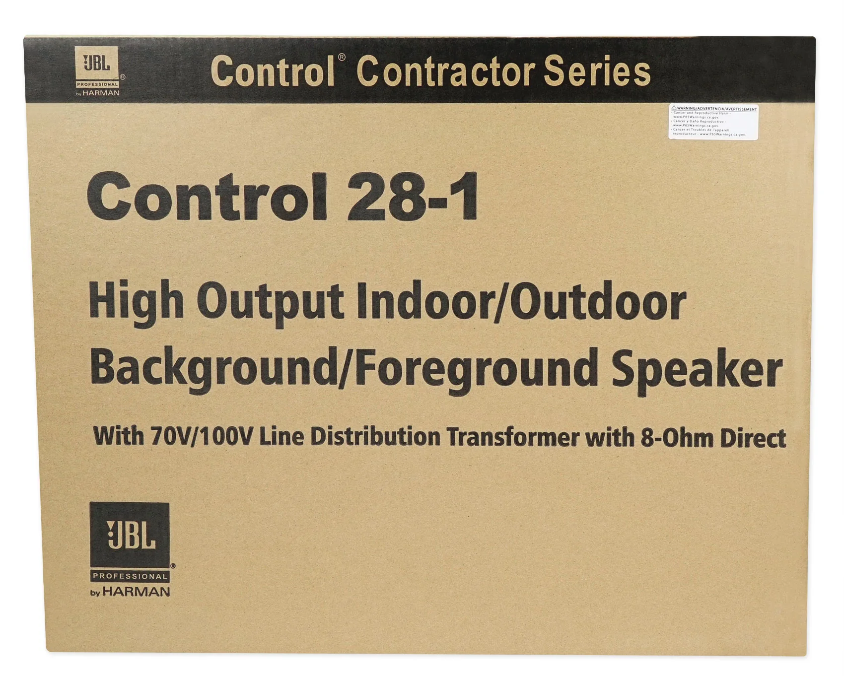 2) JBL Control 28-1 8" 60w 70v Commercial Indoor/Outdoor Speakers For Restaurant [Open Box] - Image 8