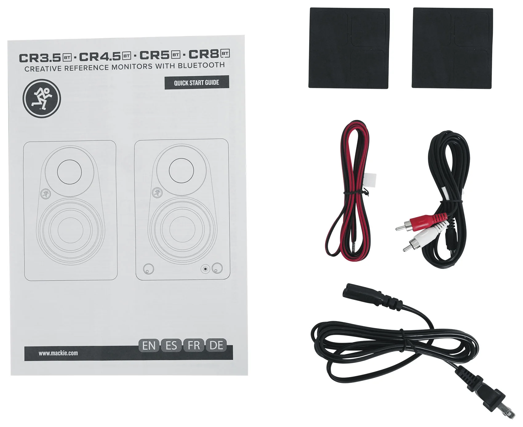 Pair Mackie CR3.5BT 3.5" Powered Studio Monitors w/ Tone Control+Headphones - Image 11