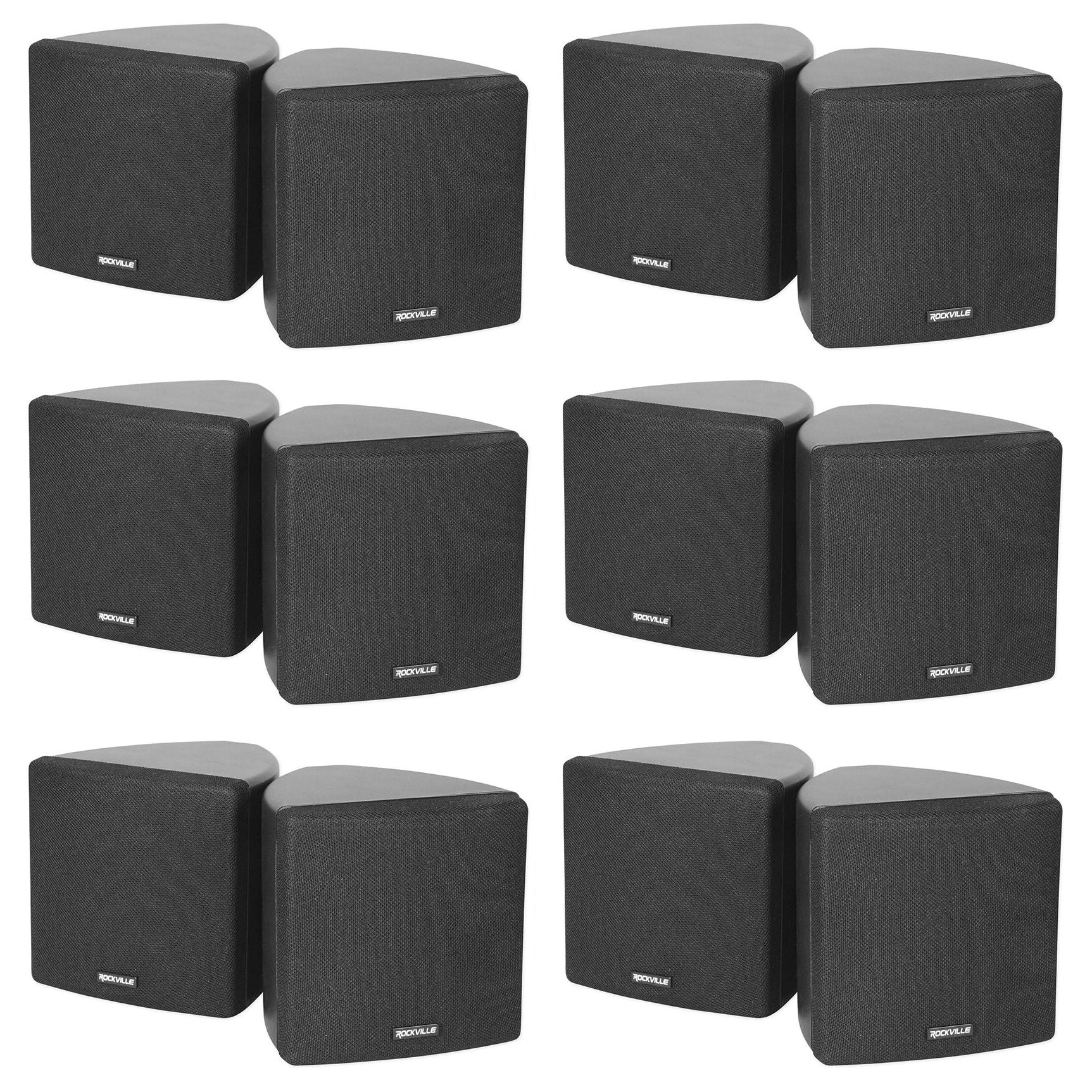 Cube 70v Black 6-Pair