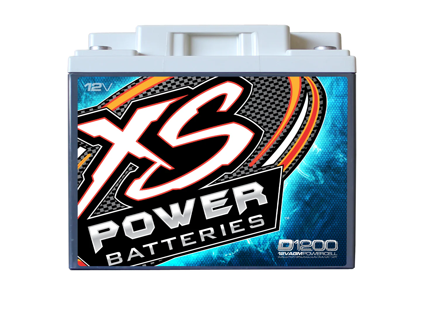 XS Power D1200 2600 Amp Power Cell Car Audio Battery+Hardware+Power/Ground Wires - Image 3