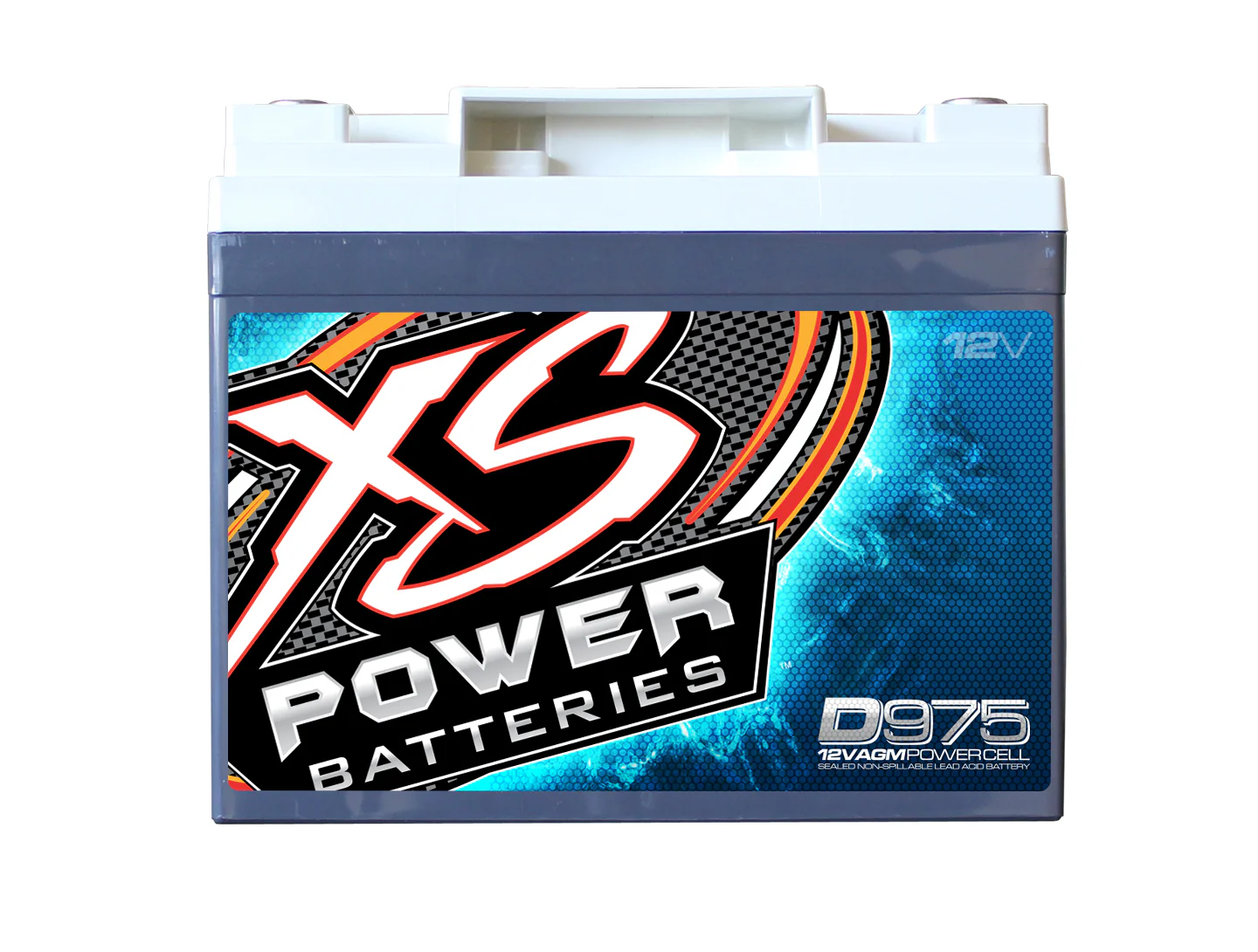 XS Power D975 2100 Amp AGM Power Cell Car Battery+Hardware+Power/Ground Wires - Image 7