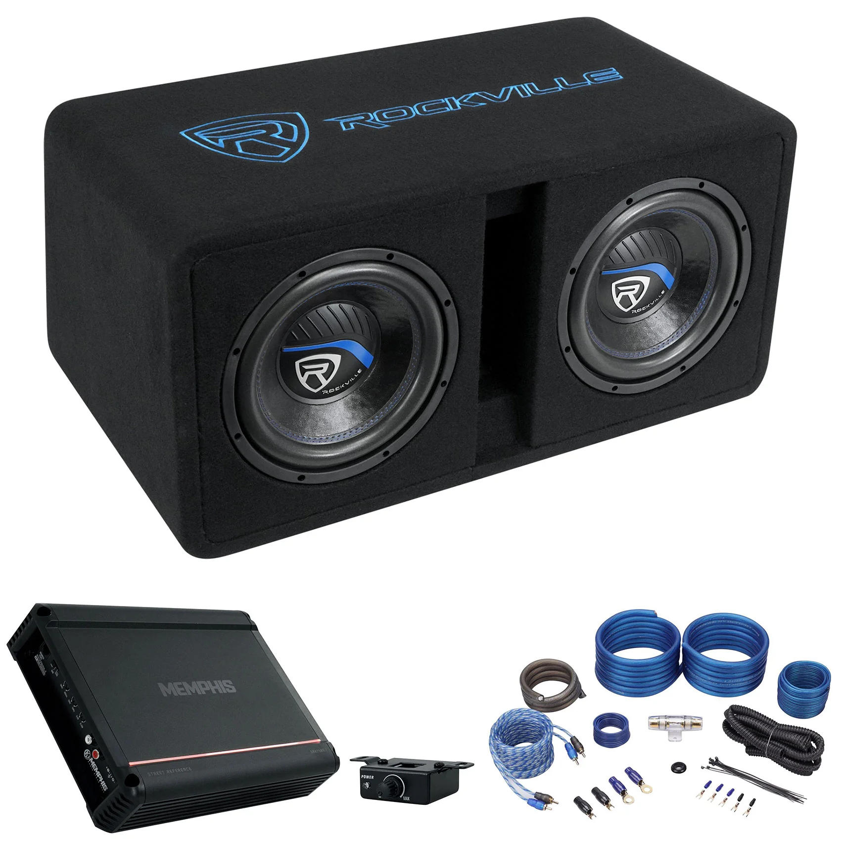 DV10K52 Dual 10" + Memphis SRX750D.1 Amplifier Bundle