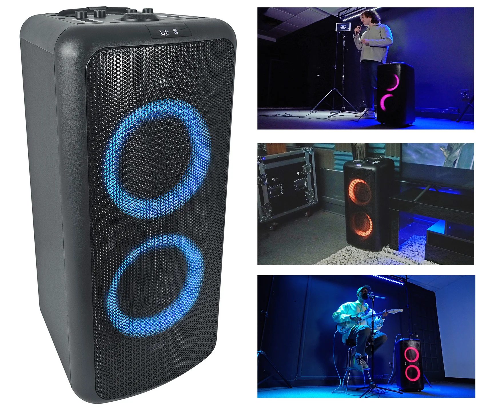 ELITE PARTY 65 + RMC-XLR Microphone + RVMIC5 Stand Bundle - Image 2