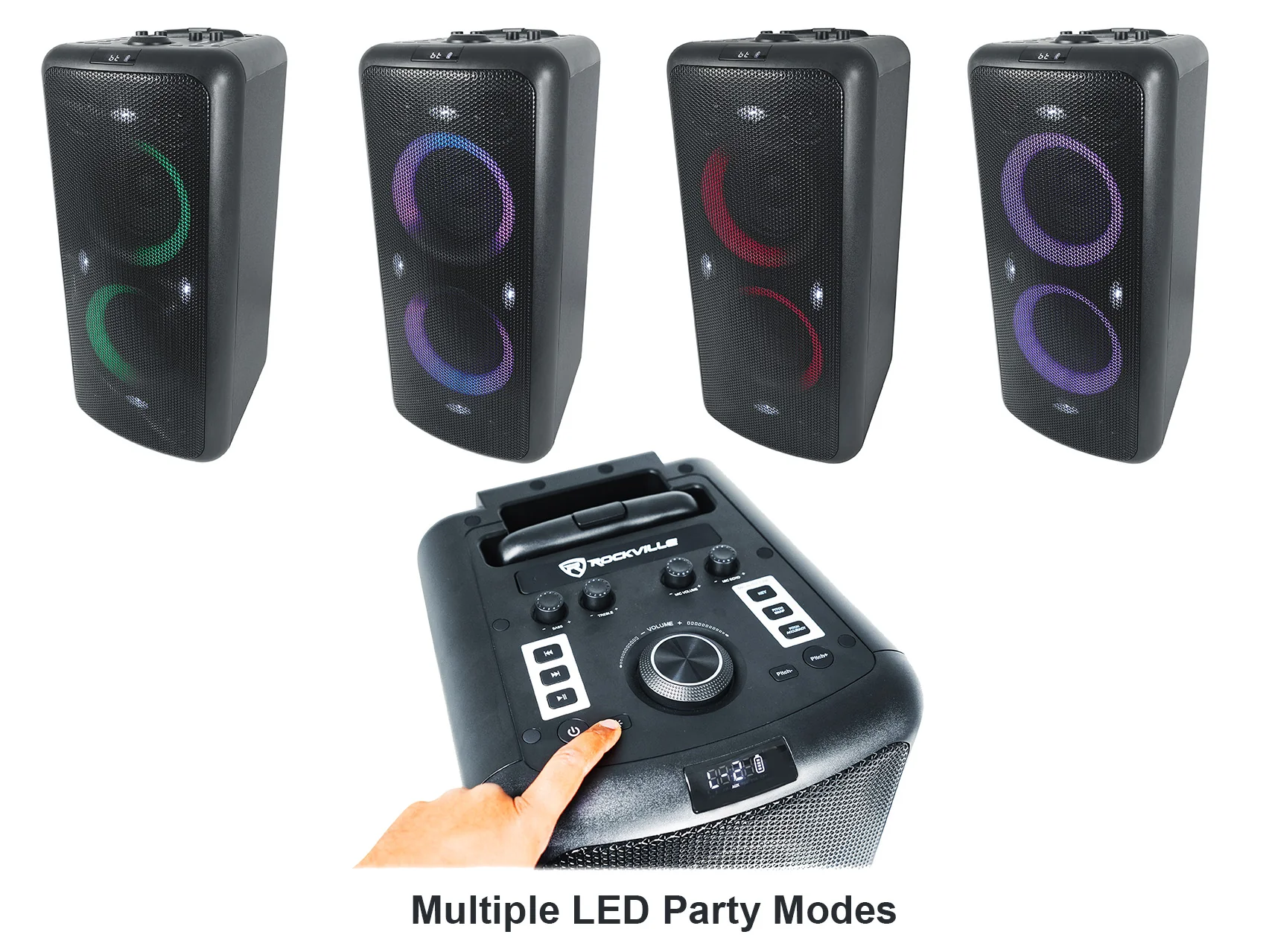 ELITE PARTY 65 + RMC-XLR Microphone + RVMIC5 Stand Bundle - Image 8