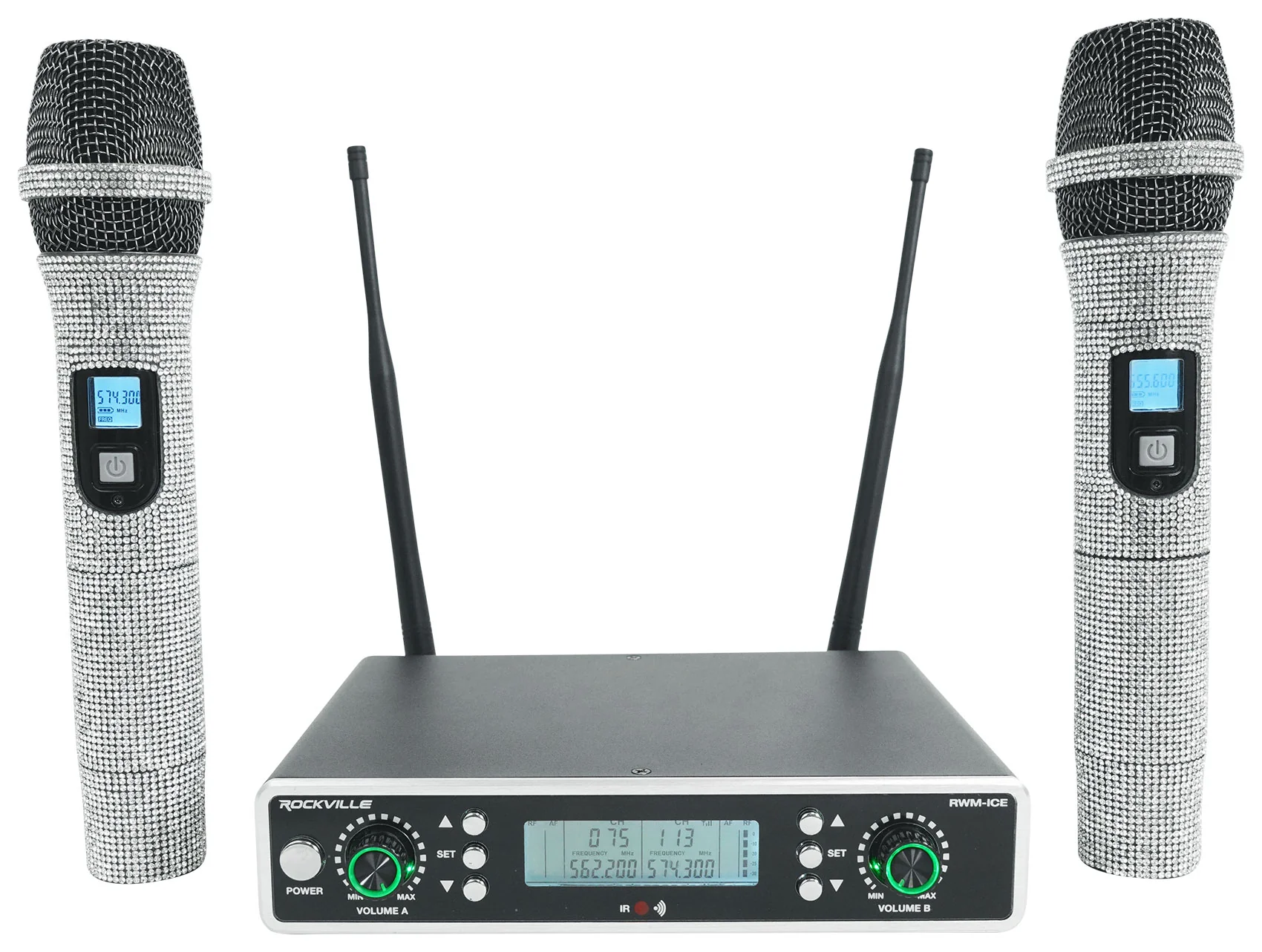 JBL EON208P Portable PA System 8" Speakers+Mixer/Bluetooth+Diamond Wireless Mics - Image 5