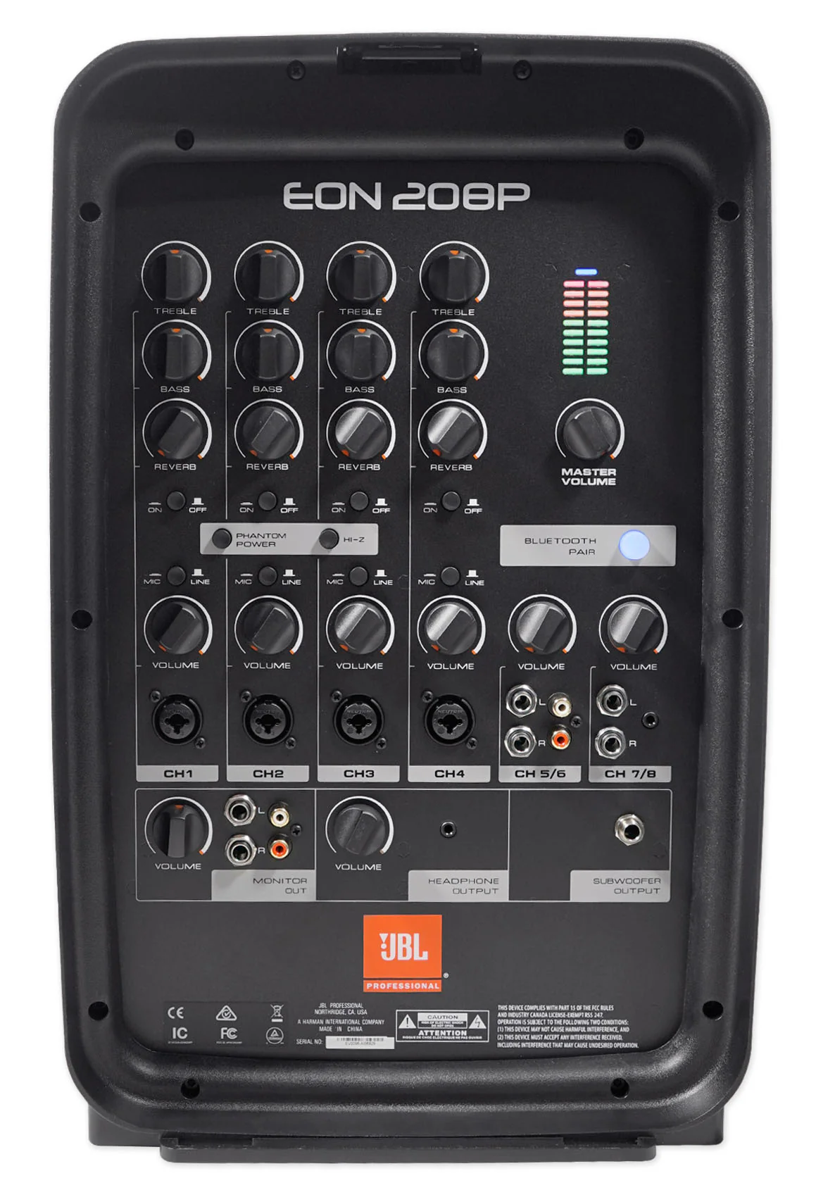 JBL EON208P Portable PA System 8" Speakers+Mixer/Bluetooth+Diamond Wireless Mics - Image 6