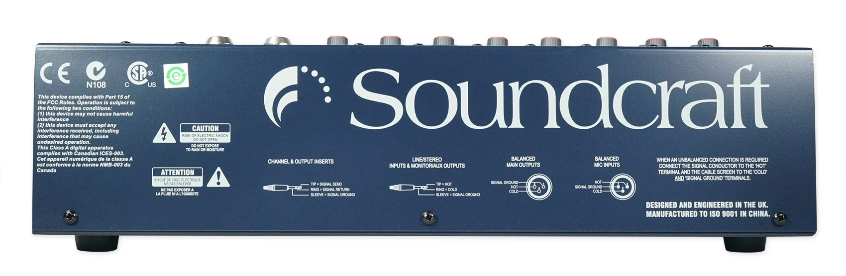Soundcraft EPM8 2 Bus Recording/Live Mixer Console EPM 8+7 Piece Drum Mic Kit - Image 15