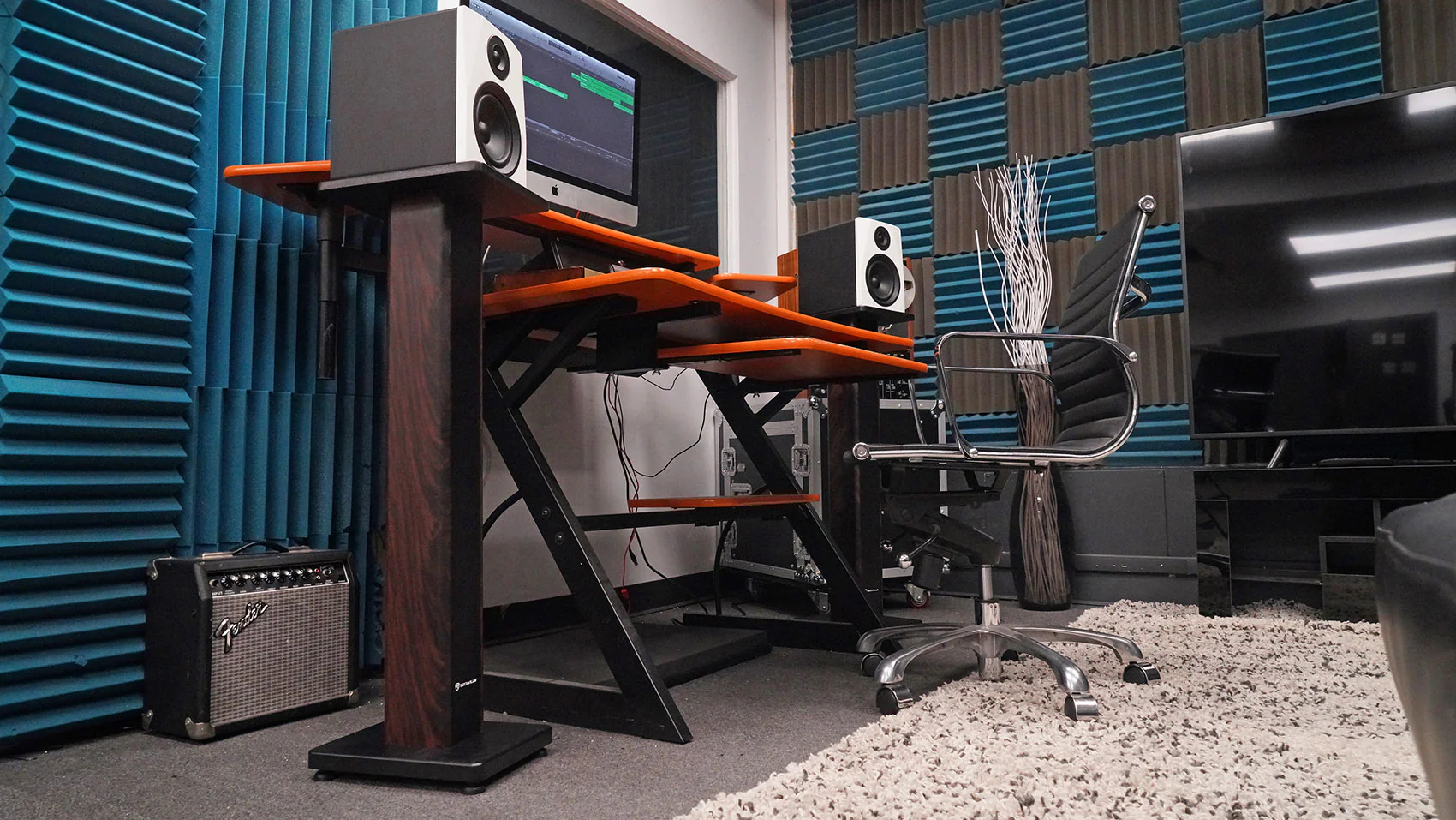 FLX Dark Wood + RHTSD Dark Wood Speaker Stands Bundle - Image 13
