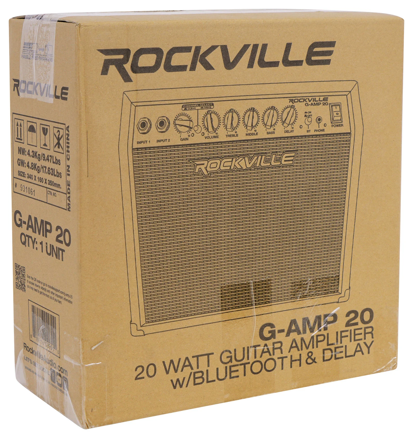 G-AMP 20 + RMC-XLR Microphone + RCXFB10B Cable + PRO-M50 Bundle - Image 9