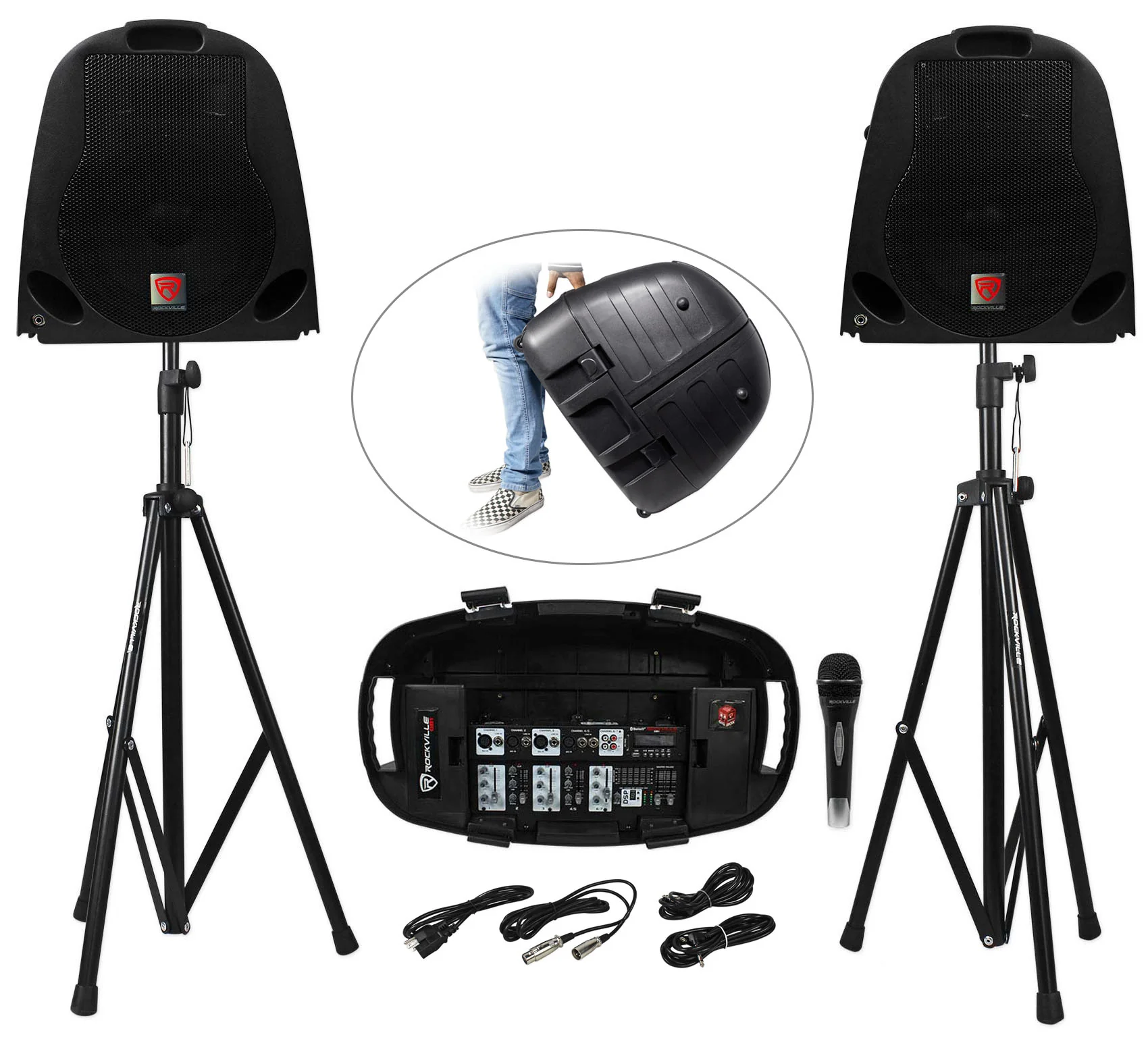 GB1 Portable PA + RWM4200VH 4-Mic System Bundle - Image 3