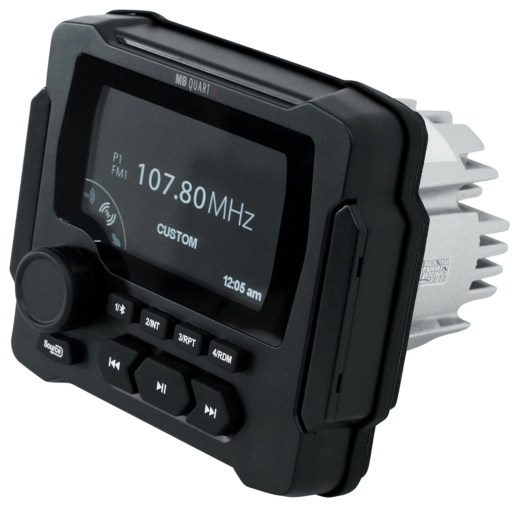 MB Quart GMR-LED Marine Receiver w/Bluetooth/AM/FM/Weather Band/USB+Free Boombox - Image 15