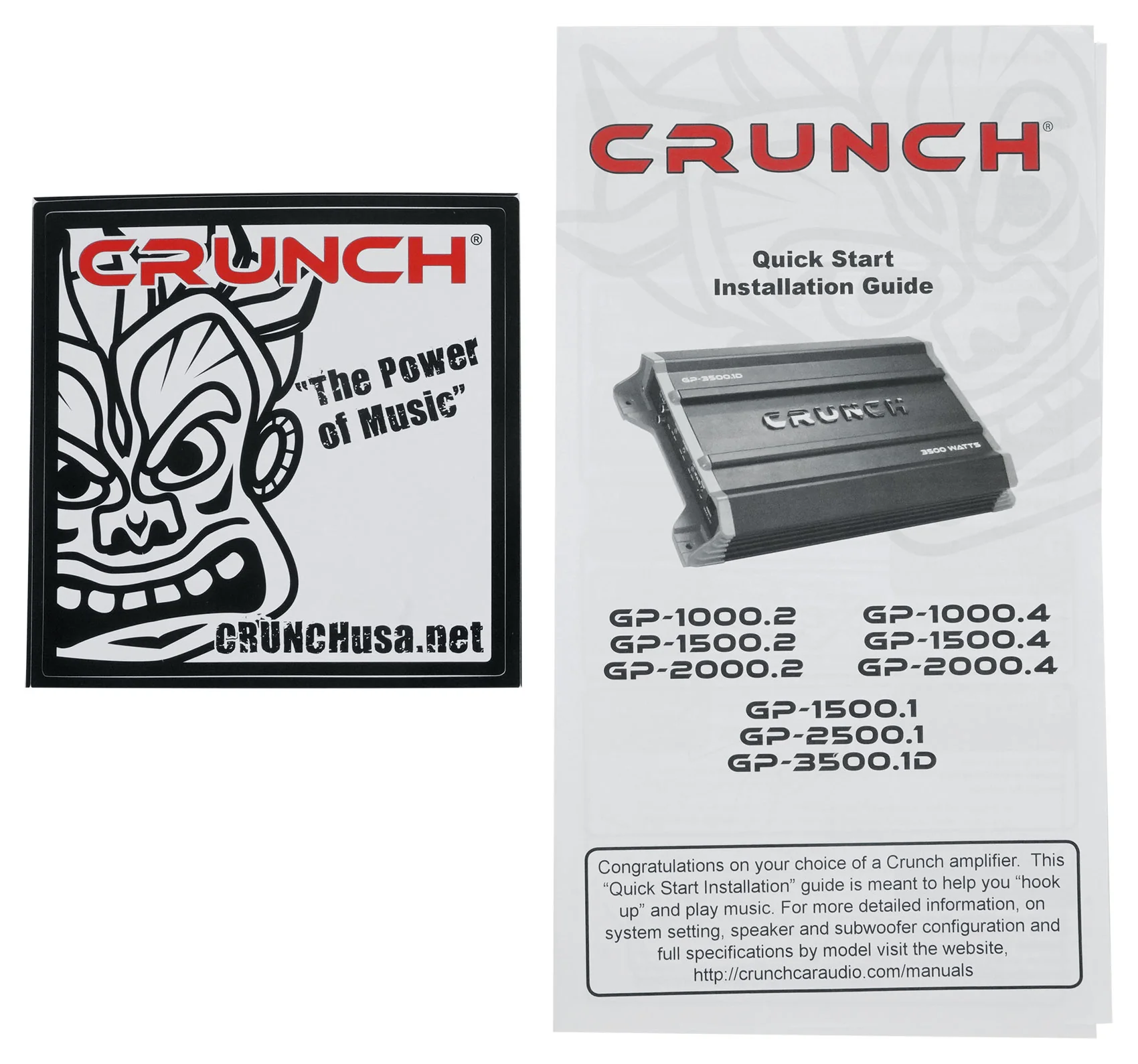 Crunch GP-2000.2 Ground Pounder 2000 Watt 2-Channel Car Stereo Amplifier+Amp Kit - Image 16