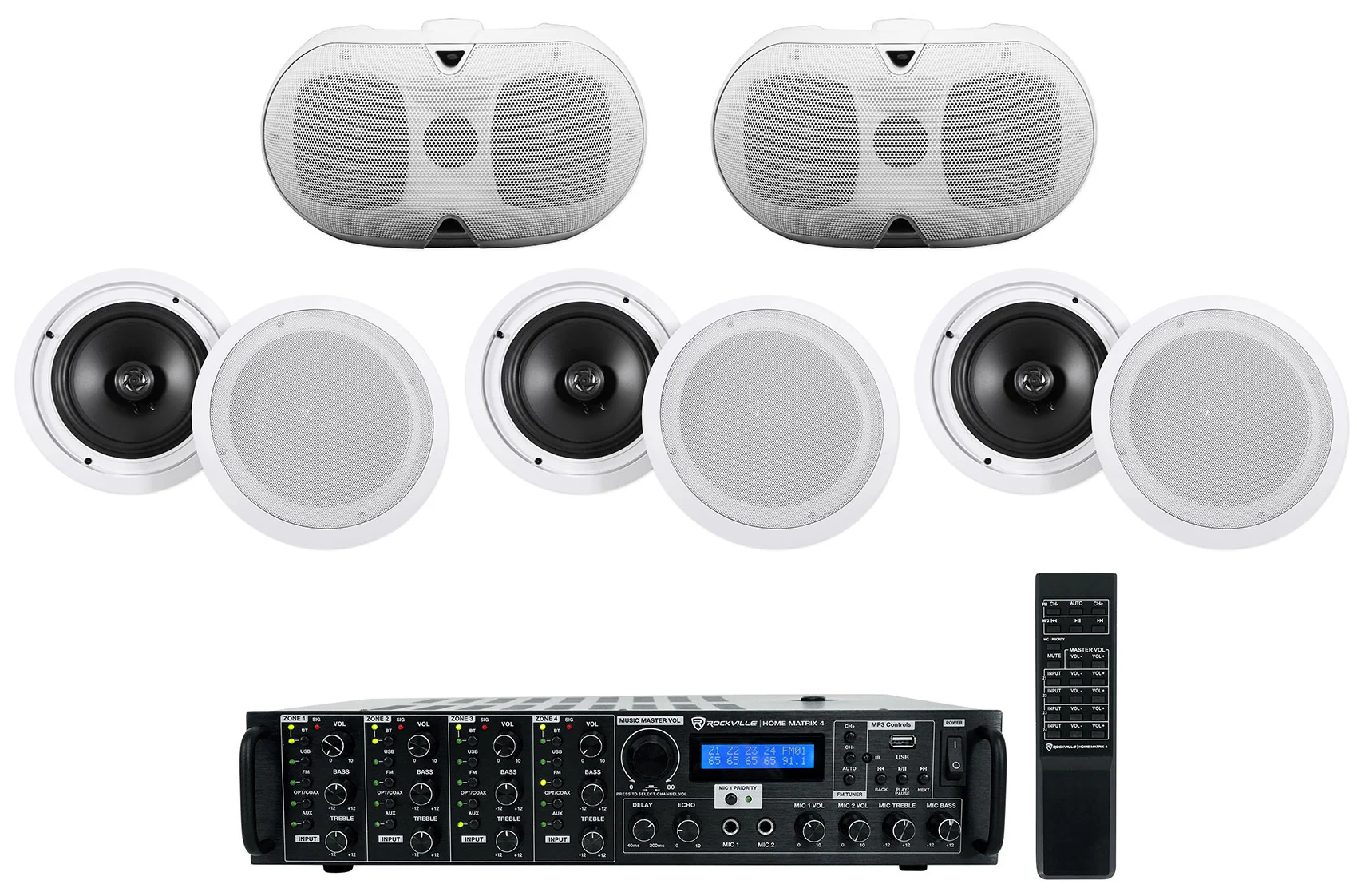 HOME MATRIX 4 + HC85 6-Pack + D4-8 2-Pack Bundle