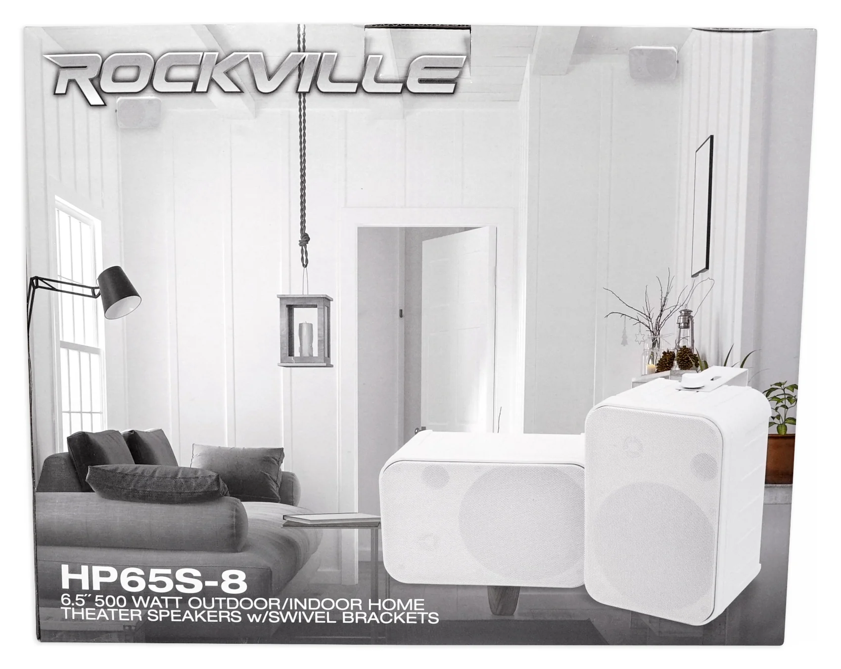 Rockville HP65S-8 White + RWBC65S Covers Bundle - Image 6