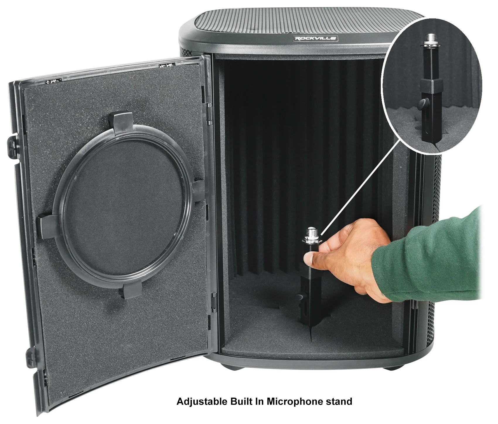 ISOBOX + RVMIC4 Round-Base Mic Stand Bundle - Image 13