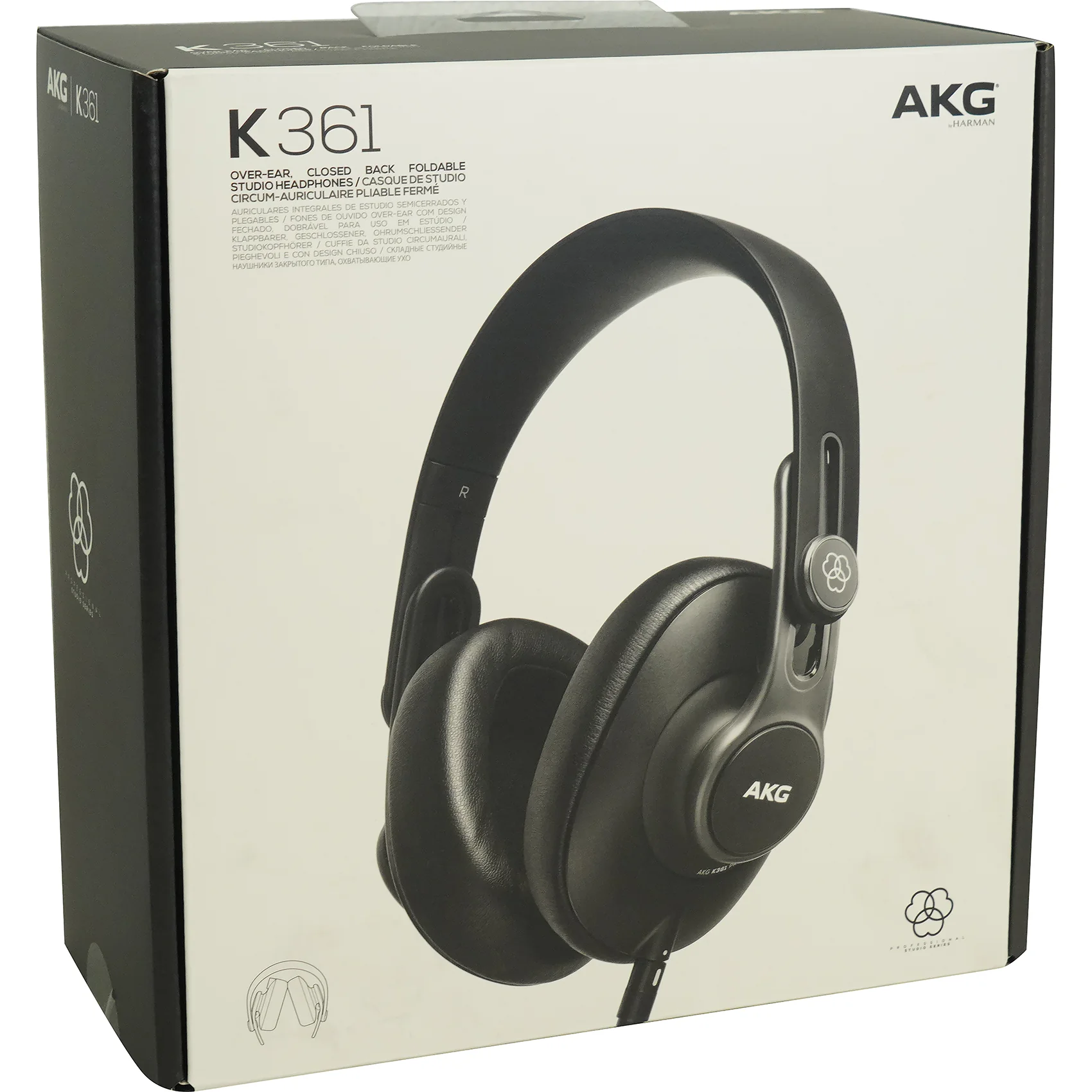 AKG K361 Closed Back Pro Studio Recording Podcasting Headphones+Warm Audio Mic+Stand - Image 12