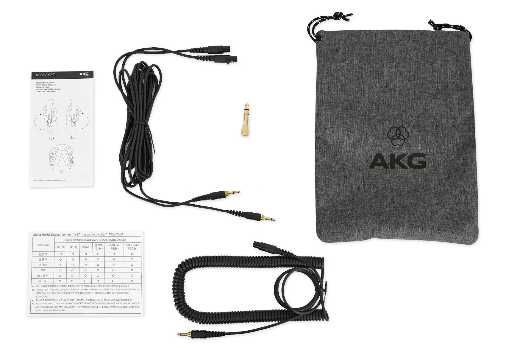 AKG K371 Over-Ear Oval Closed-Back Studio Headphones+Condenser Recording Mic - Image 17