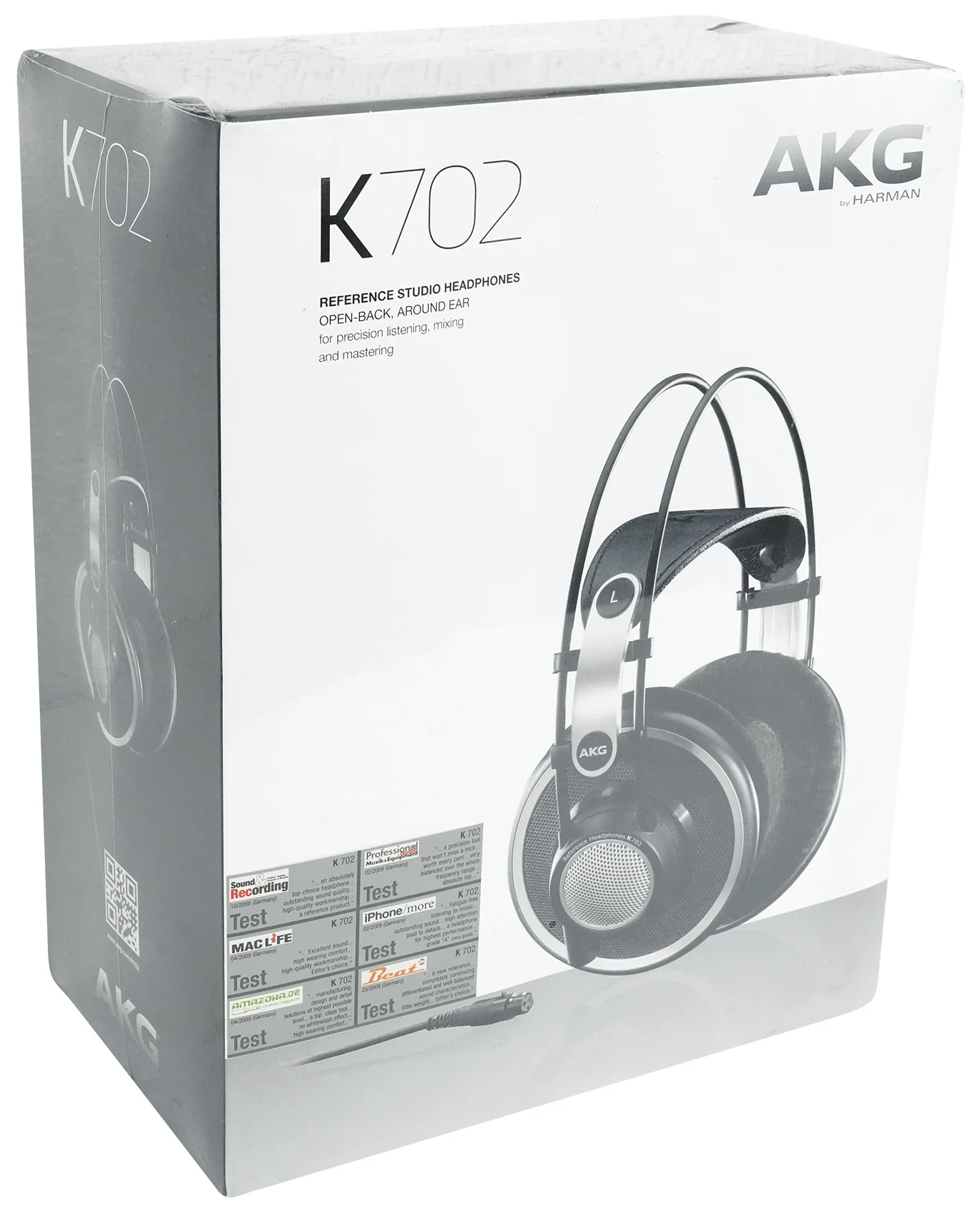 AKG K702 K 702 Professional Reference Over-Ear Studio/Audiophile Headphones [Open Box] - Image 7