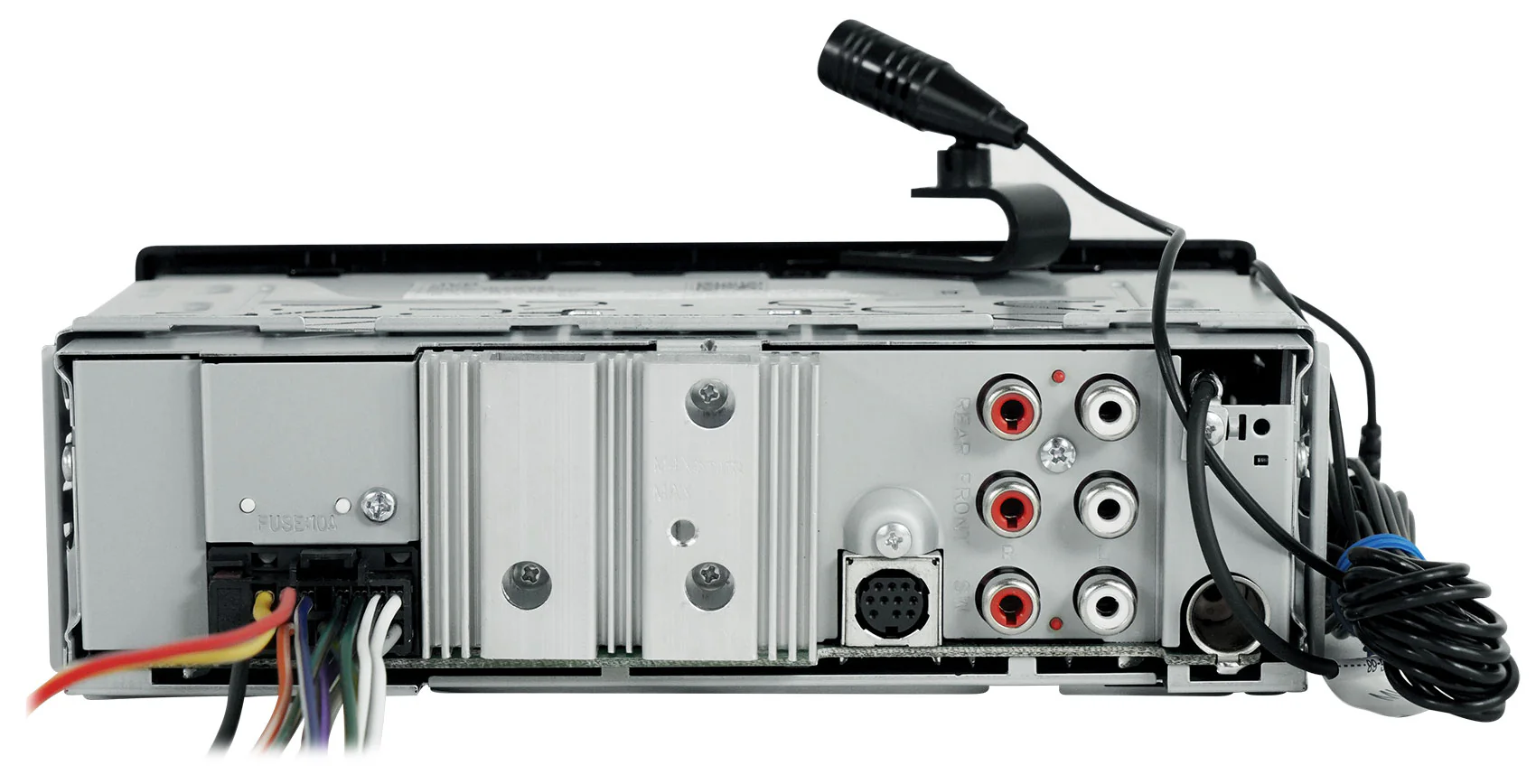 JVC KD-X38MBS 1-Din Marine Stereo Receiver w/Bluetooth/USB+(2) White 8" Speakers - Image 9
