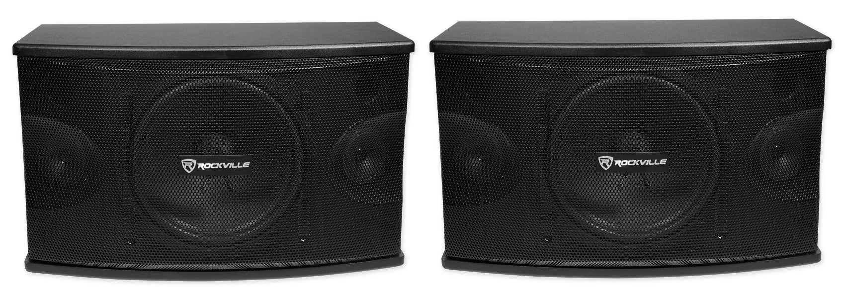 KPS10 10" Karaoke Speakers 2-Pack + Tripod Stands Bundle - Image 3
