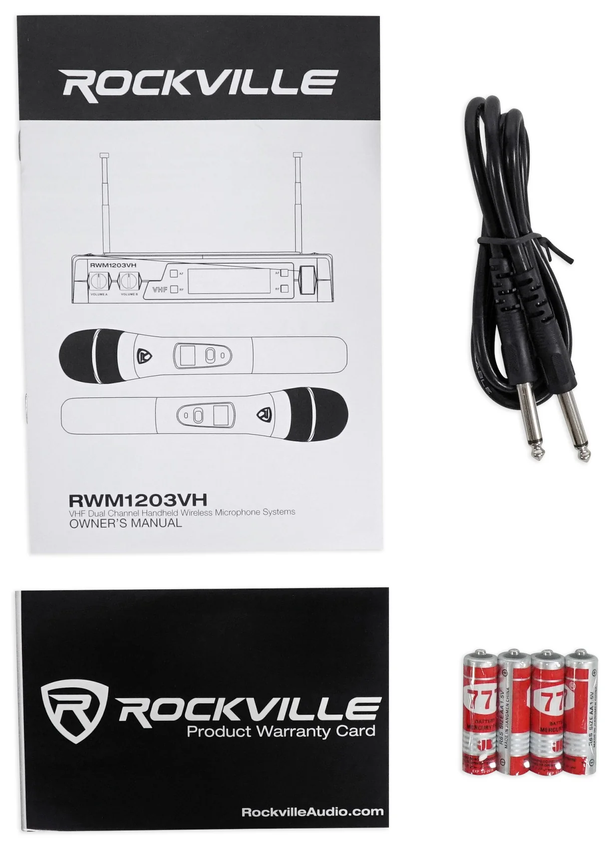 KPS80 8" Karaoke Speakers 2-Pack + Bluetooth Amplifier + Wireless Mic System Bundle - Image 6