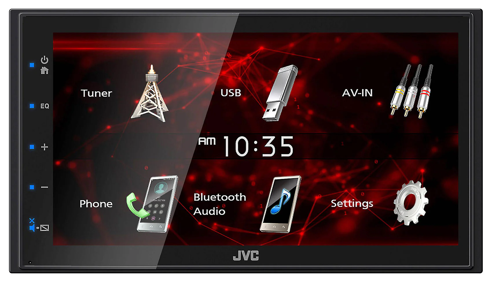 JVC KW-M180BT 6.8" Car Monitor iPhone Android Bluetooth/USB Receiver+Backup Cam - Image 6