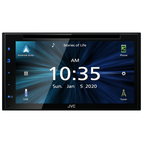 JVC KW-V66BT 6.8" CD/DVD Player Apple Carplay Bluetooth Android Receiver+Camera - Image 9