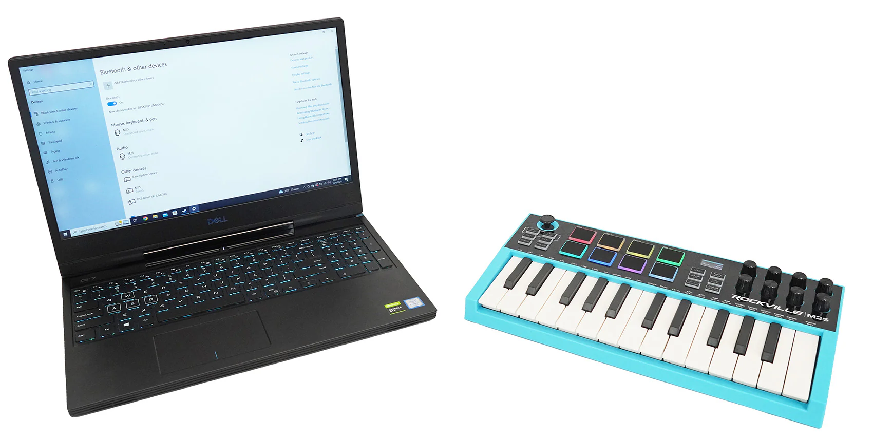 M25 Wireless MIDI Keyboard 25-Key + RCM PRO Condenser Microphone Bundle - Image 21
