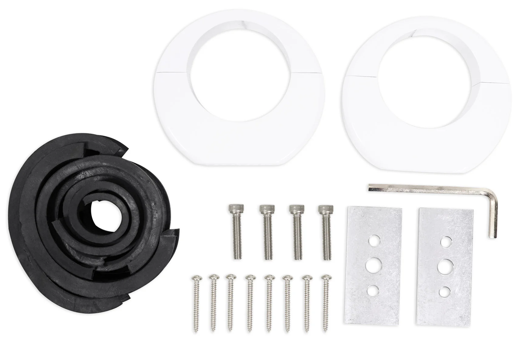 MAC69W White 6x9" Tower Speaker Pods 2-Pack + MAC360W Swivel Clamps Bundle - Image 15