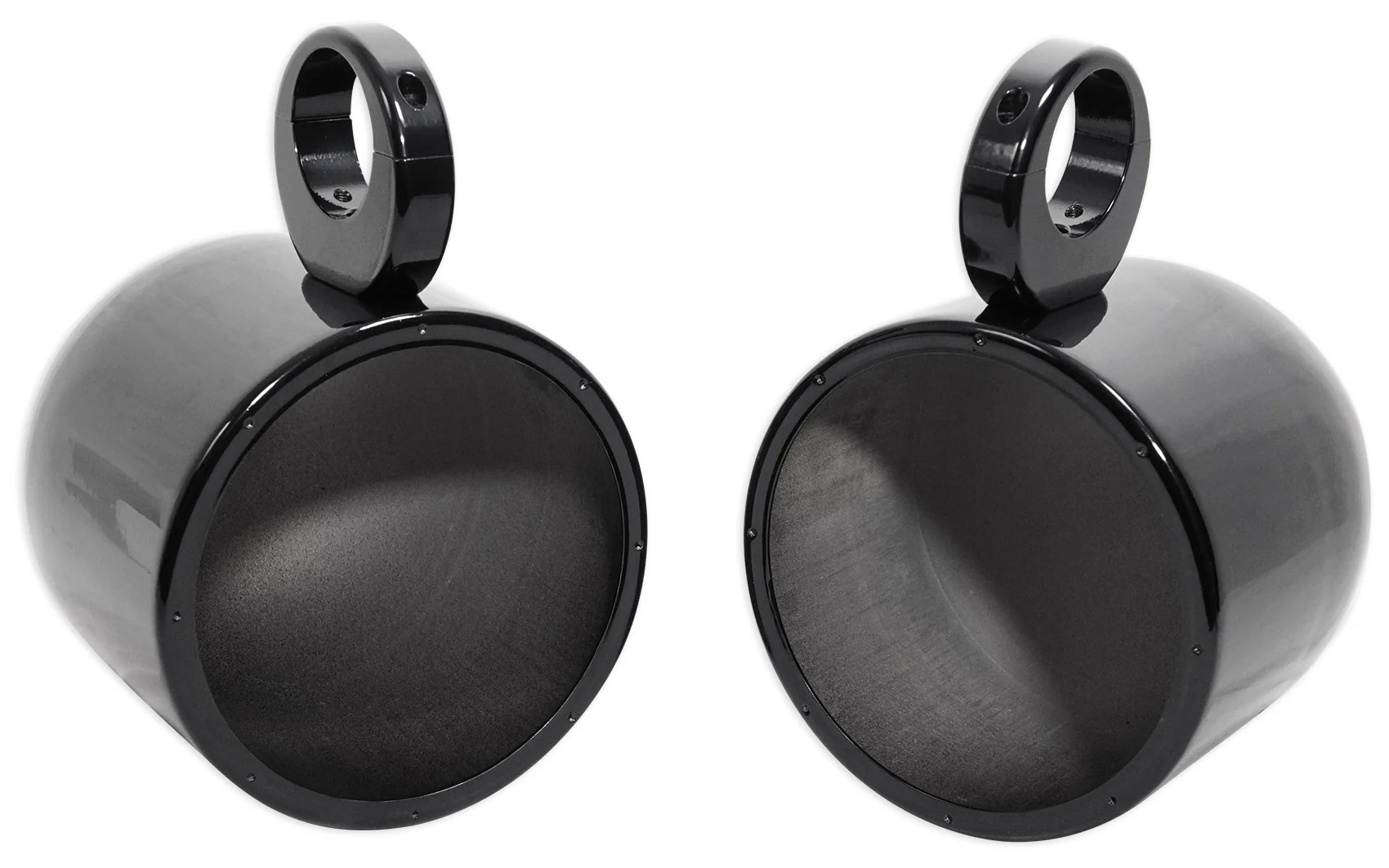 MAC80B Black 7.7" Tower Speaker Pods 2-Pack + MAC360B Swivel Clamps Bundle - Image 14