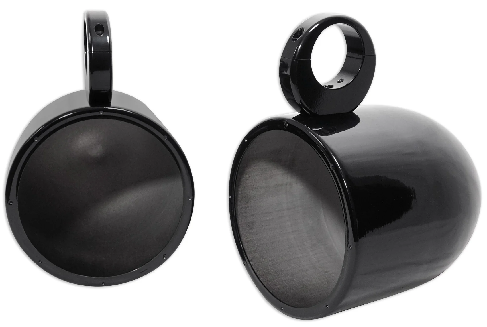 MAC80B Black 7.7" Tower Speaker Pods 2-Pack + MAC360B Swivel Clamps Bundle - Image 12