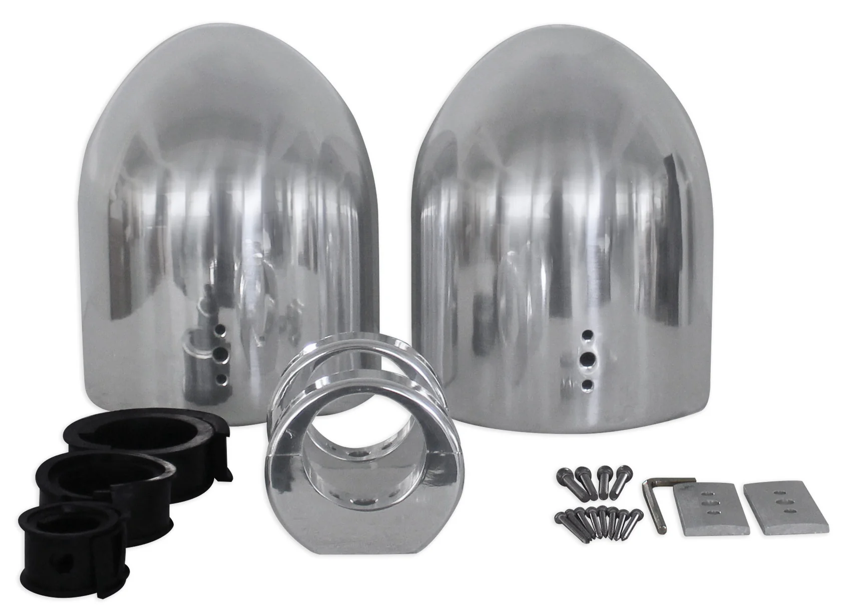 MAC80S Polished 7.7" Tower Speaker Pods 2-Pack + MacSwivelS Swivel Clamps Bundle - Image 9
