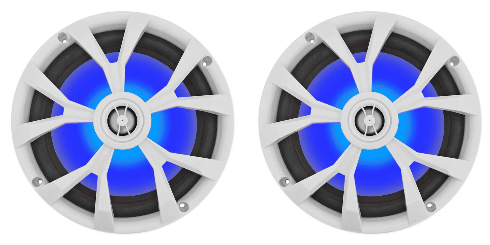 MAC80W White 7.7" Tower Speaker Pods 2-Pack + MAC360W Swivel Clamps Bundle - Image 3