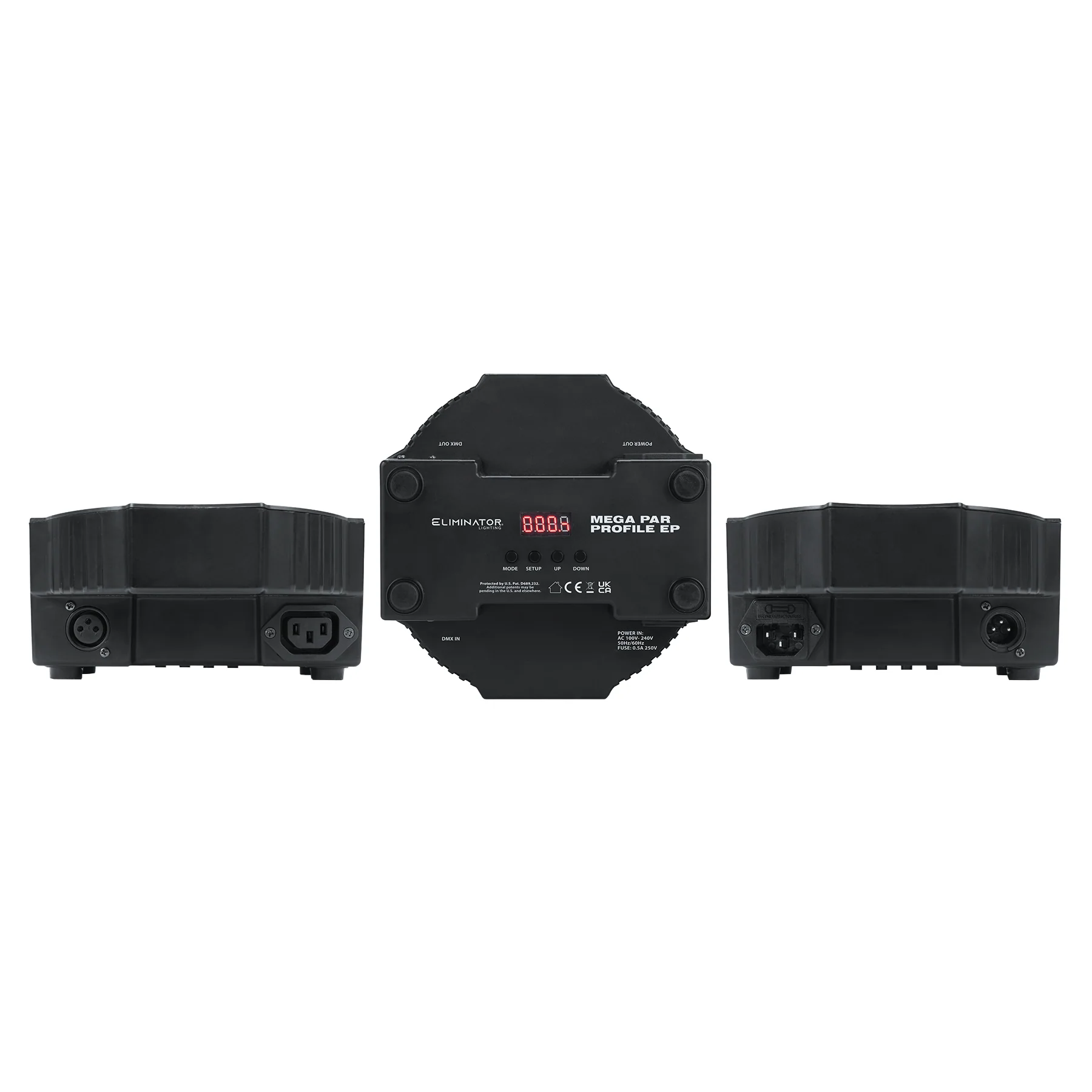 Eliminator ADJ Mega Par Profile EP 2-IN-1 RGB+UV LED DMX Par Can Wash Light - Image 7