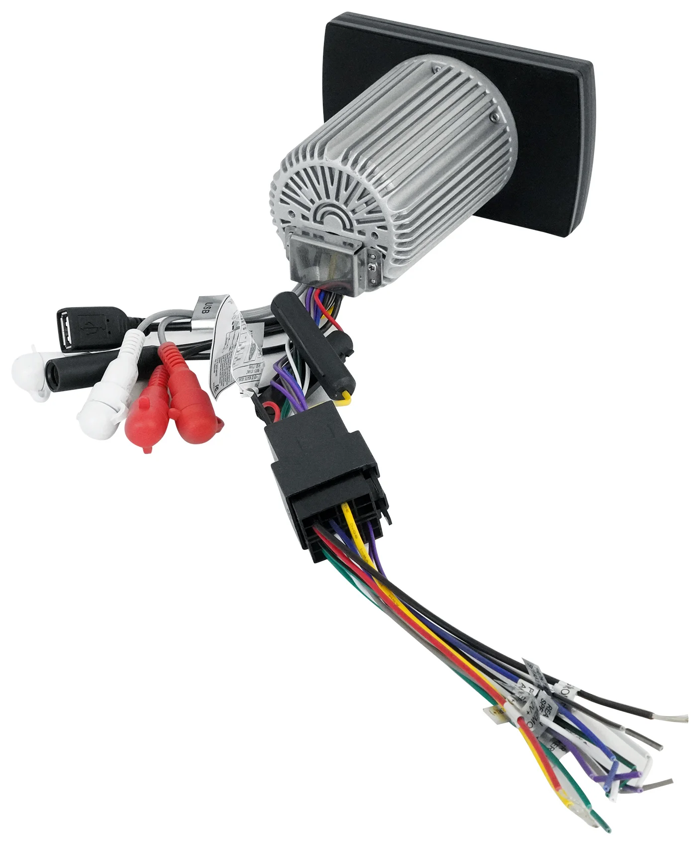 Soundstream MHU-32 Marine Boat ATV/UTV Bluetooth Receiver+(4) Black 4" Speakers - Image 8
