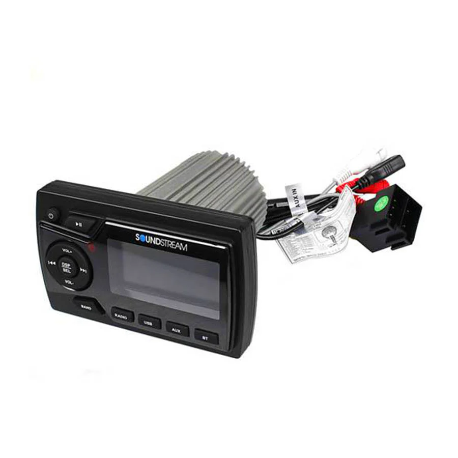 Soundstream MHU-32 Marine Boat Bluetooth Receiver+(2) 6.5" White Tower Speakers - Image 16
