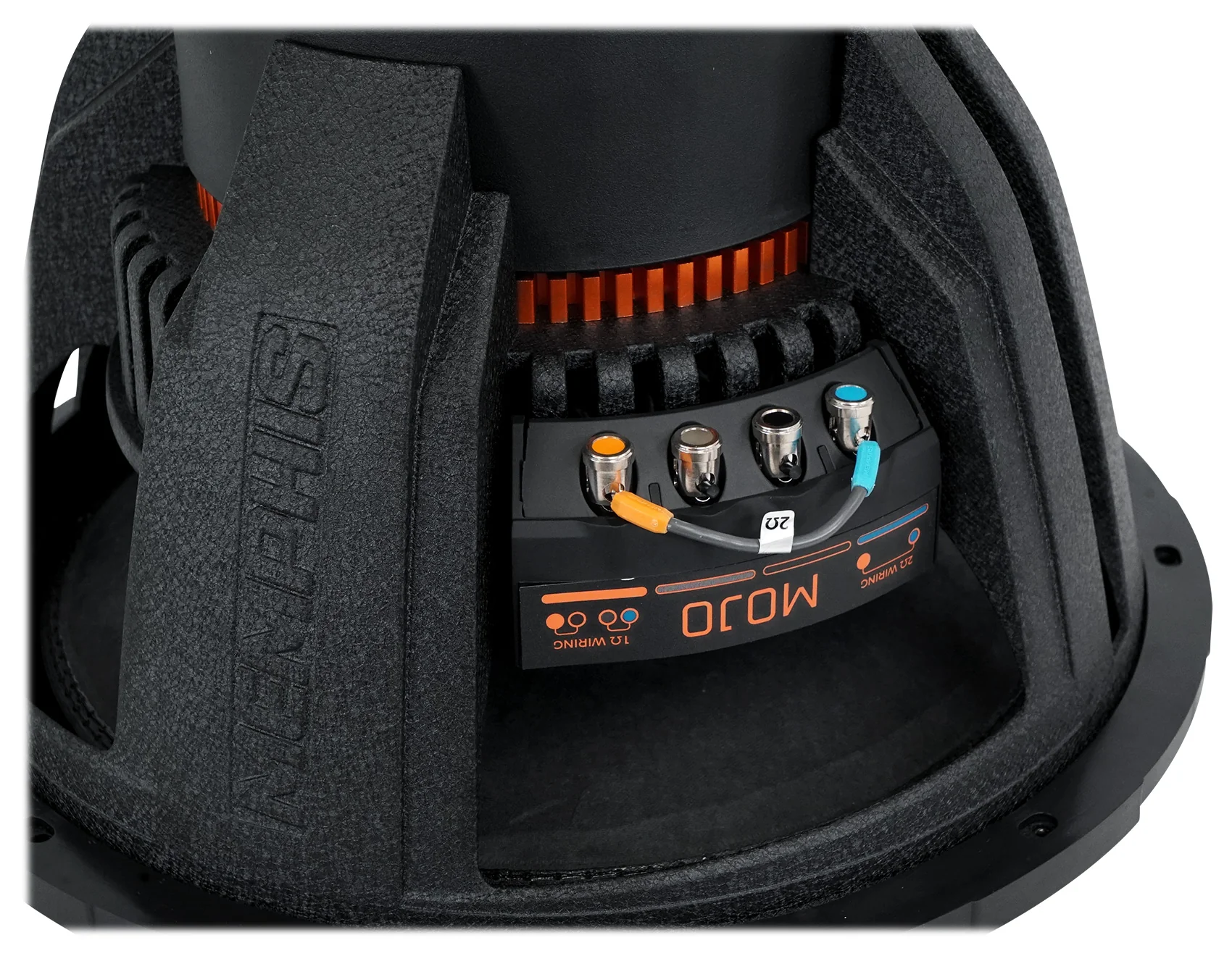 Memphis Audio MOJO 1512 15" 3000w Car Subwoofer+Vented Sub Box+Amplifier+Amp Kit - Image 24
