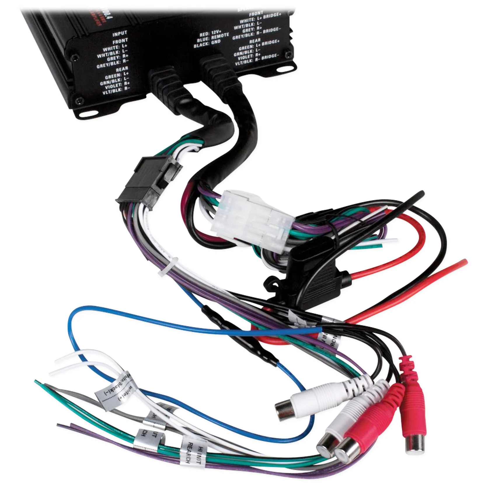 MTX MUD100.4 400w 4-Channel Amplifier+Bluetooth Controller For RZR/ATV/UTV/Cart - Image 10