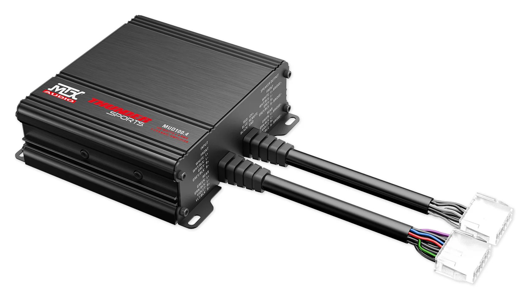 MTX MUD100.4 400w 4-Channel Amplifier+Bluetooth Controller For RZR/ATV/UTV/Cart - Image 7