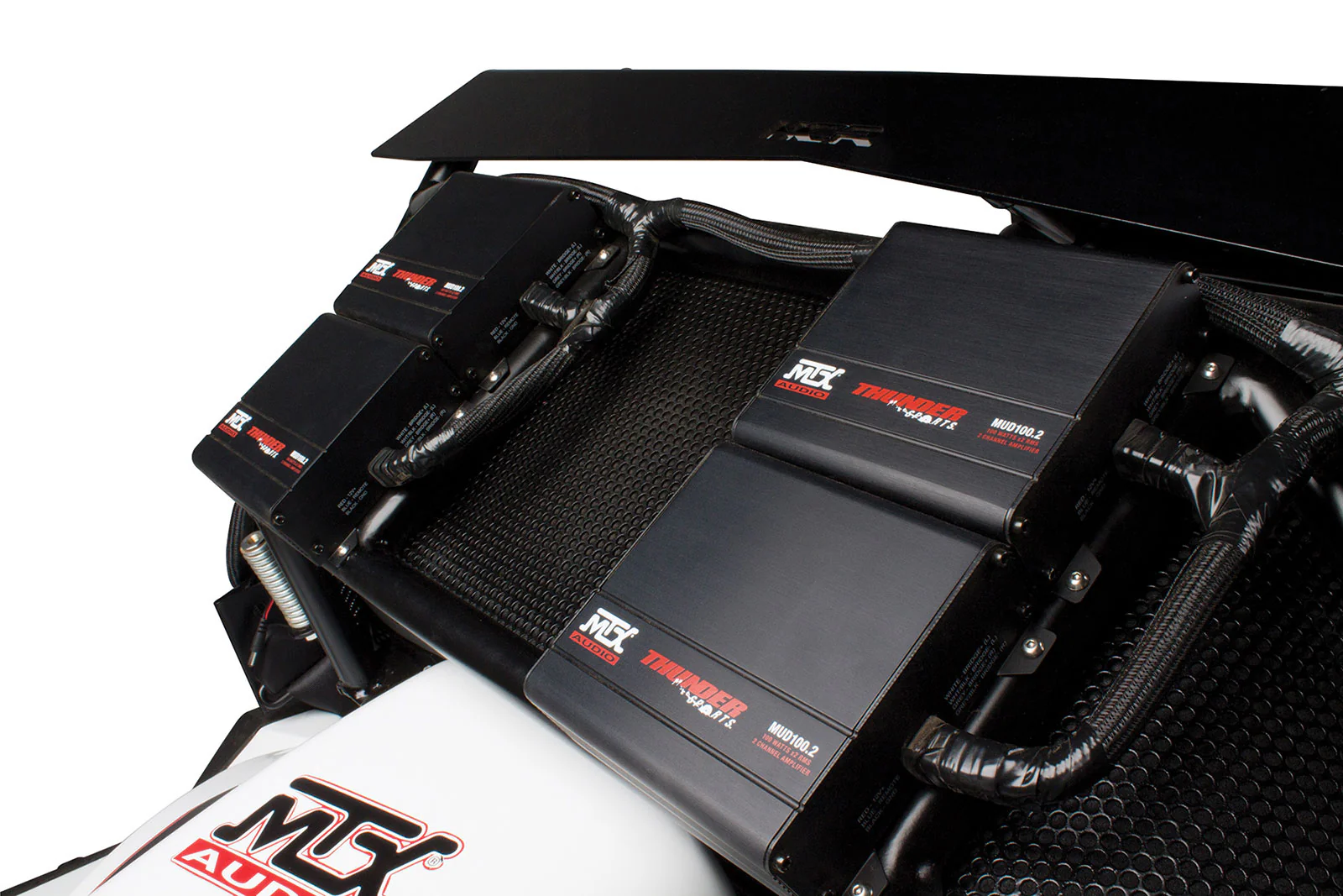 MTX MUD100.2 200w 2-Channel Amplifier+Bluetooth Controller For RZR/ATV/UTV/Cart - Image 10