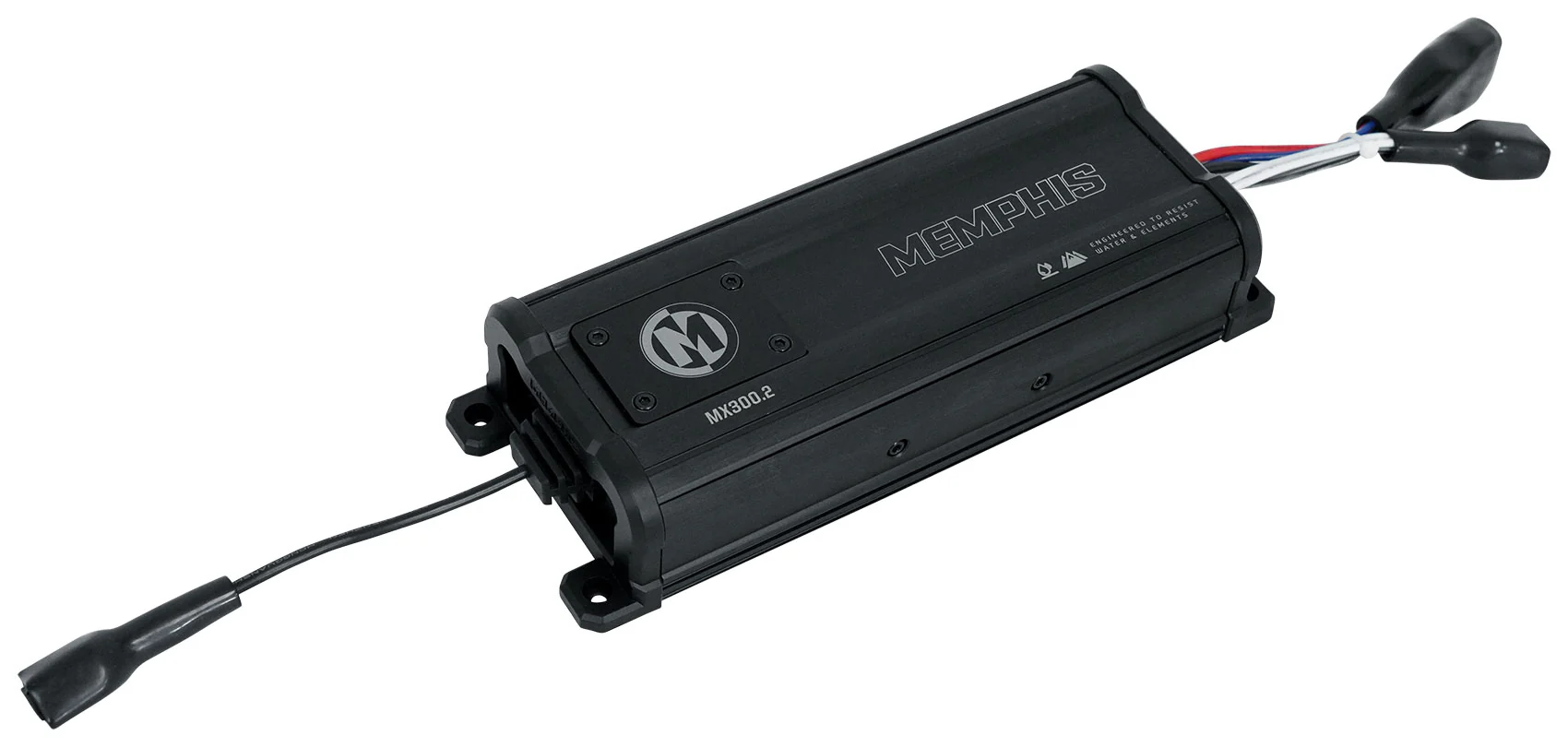 Memphis Audio MX300.2 300w RMS 2 Channel UTV ATV Amplifier+Amp Wire Kit - Image 6