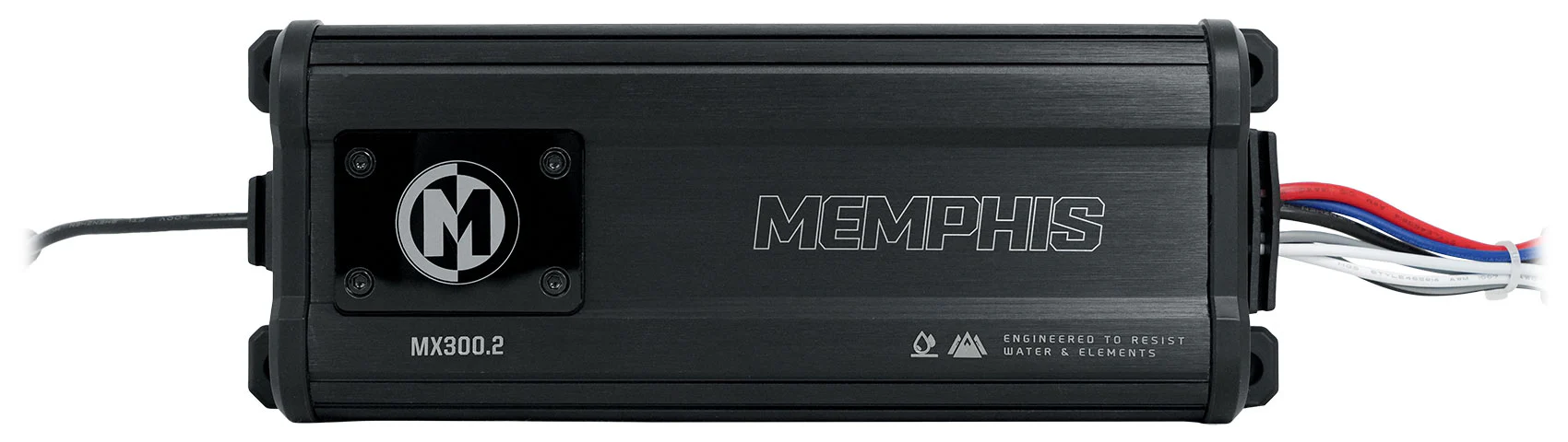 Memphis Audio MX300.2 300W 2 Channel ATV UTV Amplifier+5.25" LED Tower Speakers - Image 10