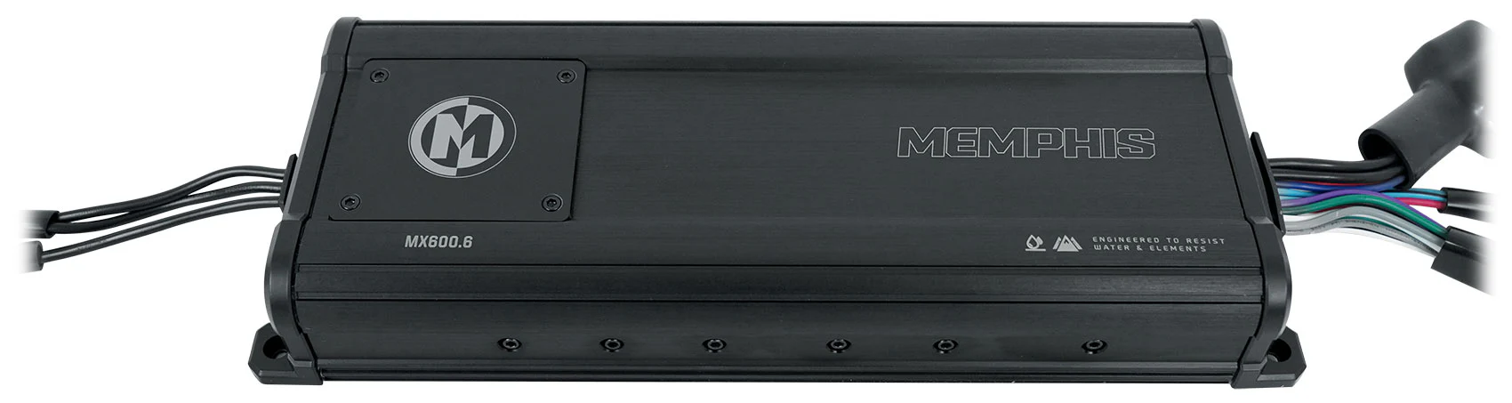 Memphis Audio MX600.6 600w RMS 6 Channel UTV ATV Amplifier+Amp Wire Kit - Image 12