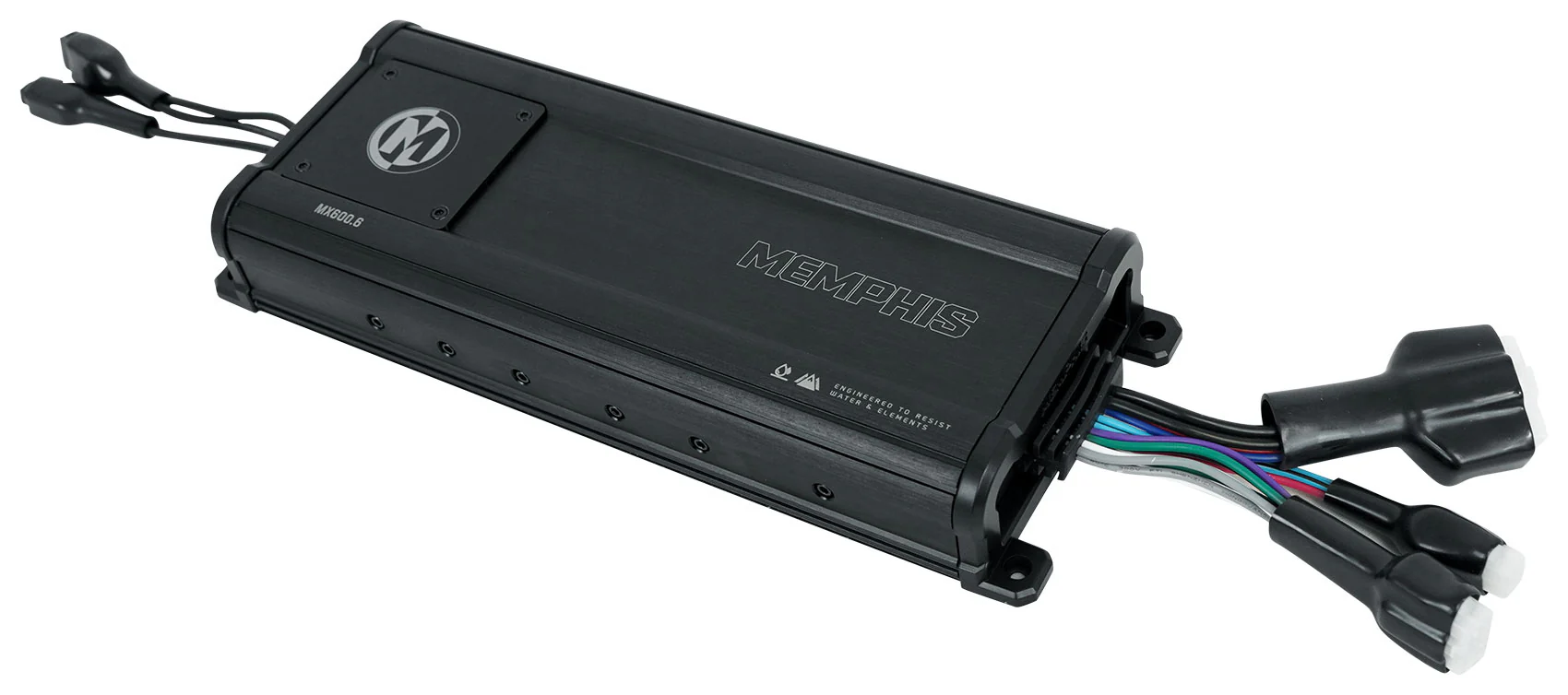 Memphis Audio MX600.6 600w RMS 6 Channel UTV ATV Amplifier+Amp Wire Kit - Image 6