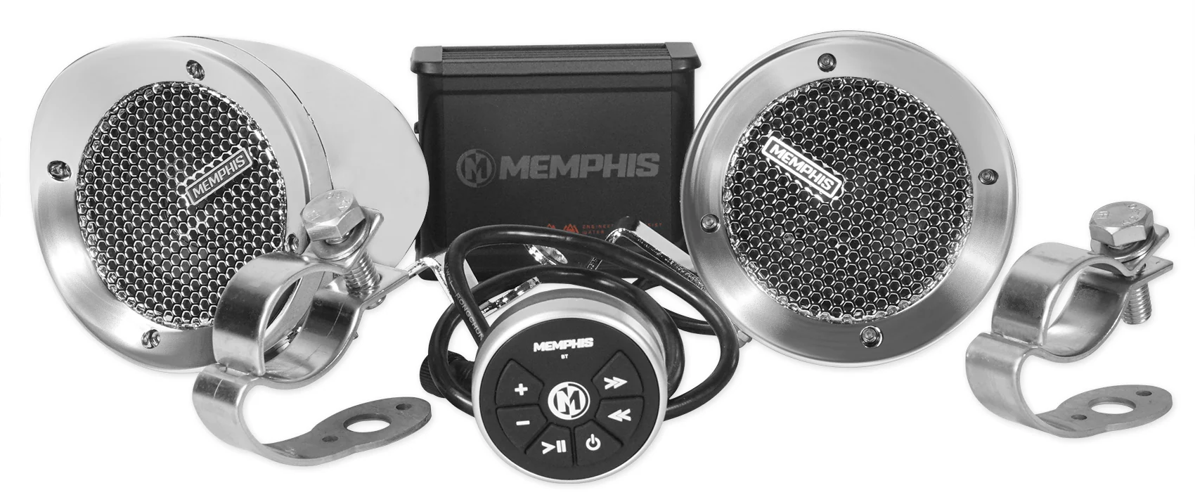 Memphis MXABMC2BT (2) Speakers+Amp+Bluetooth Control + Home Speakers - Image 11